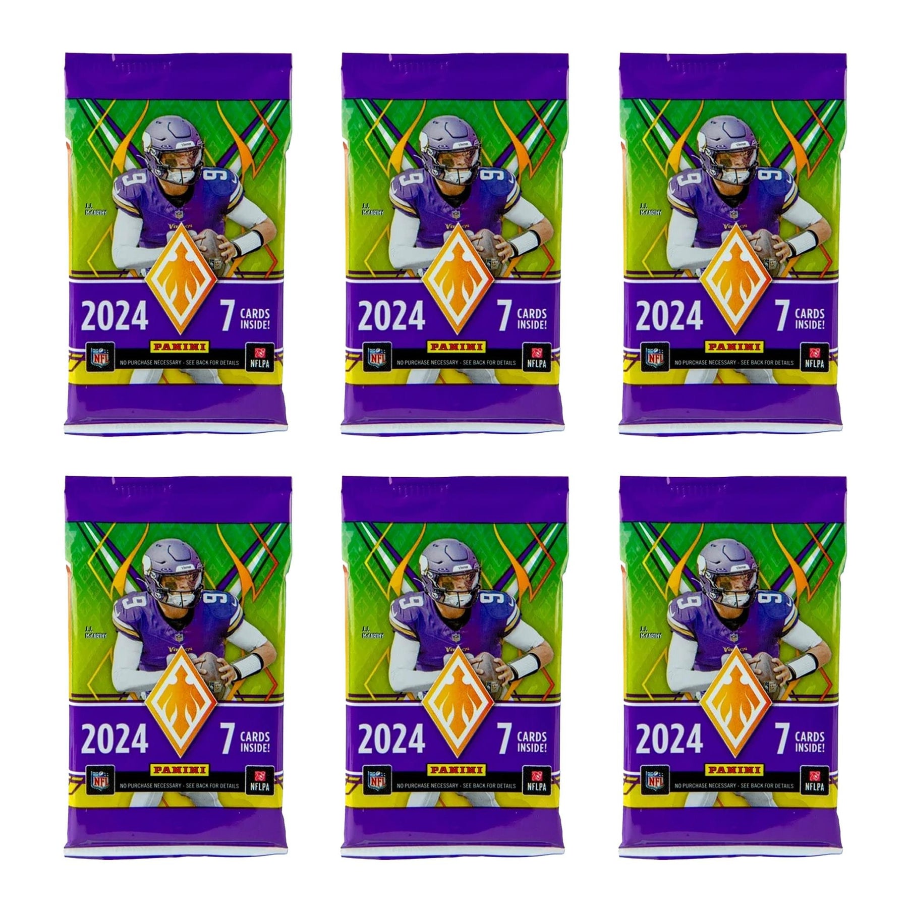 NFL 2024 Panini Phoenix Football Mega Box | 6 Packs