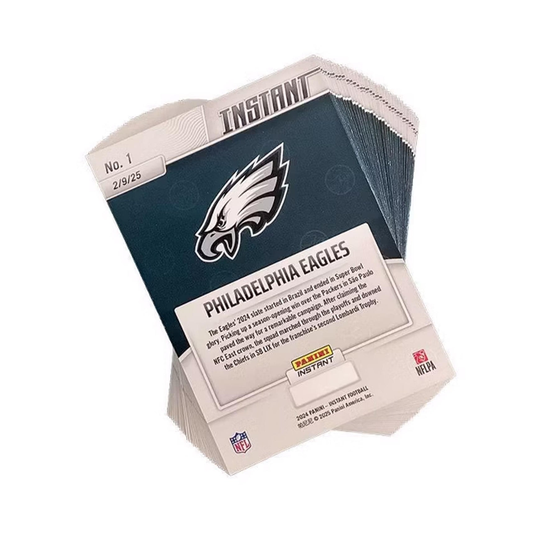 Philadelphia Eagles Super Bowl 59 Champions Panini NFL Set