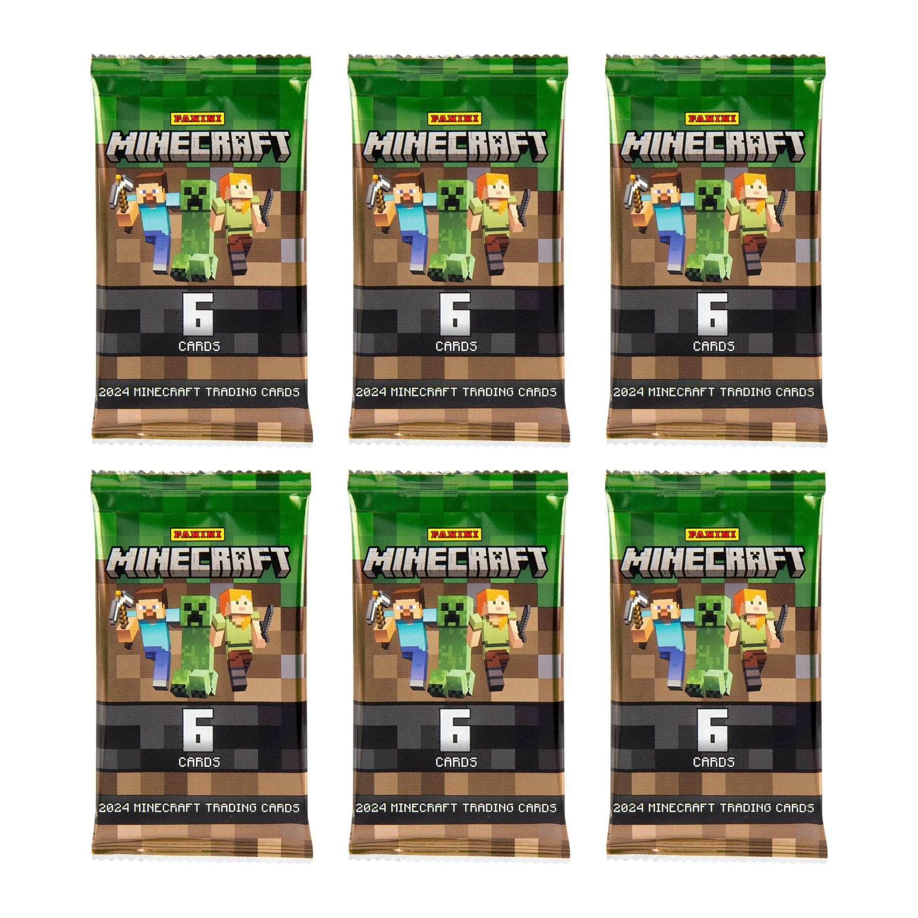 Minecraft 2024 Panini Blaster Box | 6 Packs