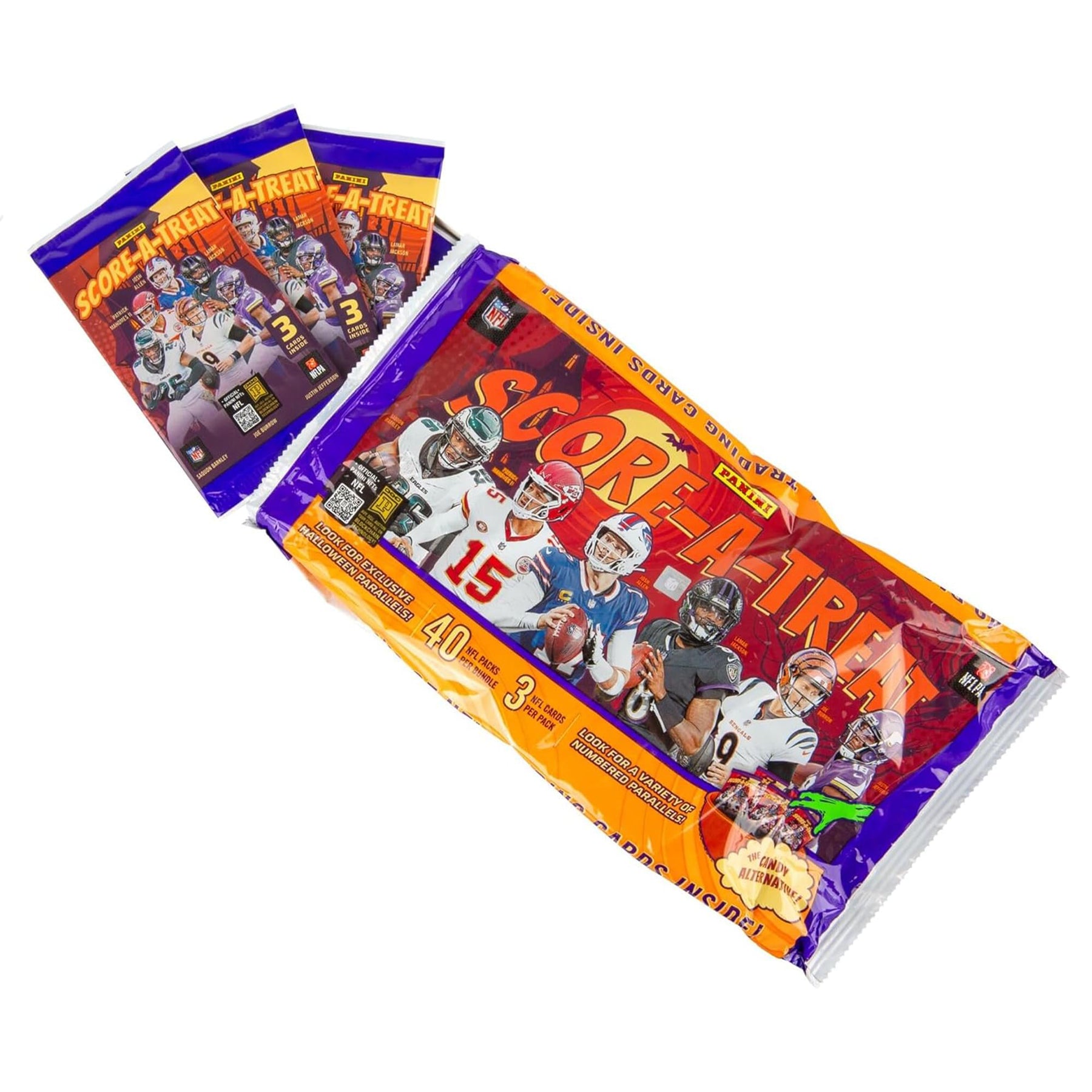 NFL Panini 2025 Score-A-Treat Football Halloween Blaster Box | 40 Packs