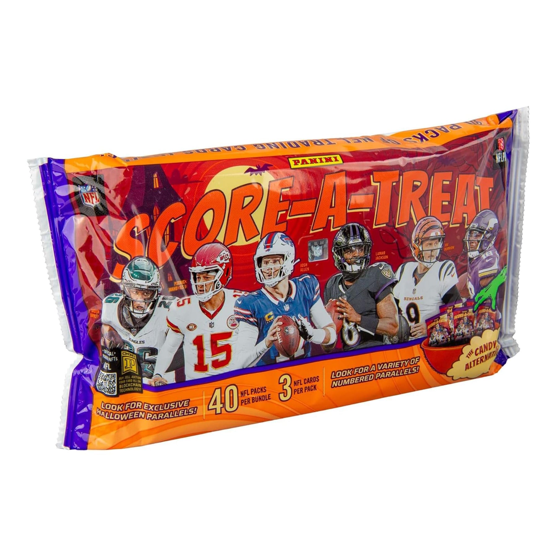 NFL Panini 2025 Score-A-Treat Football Halloween Blaster Box | 40 Packs