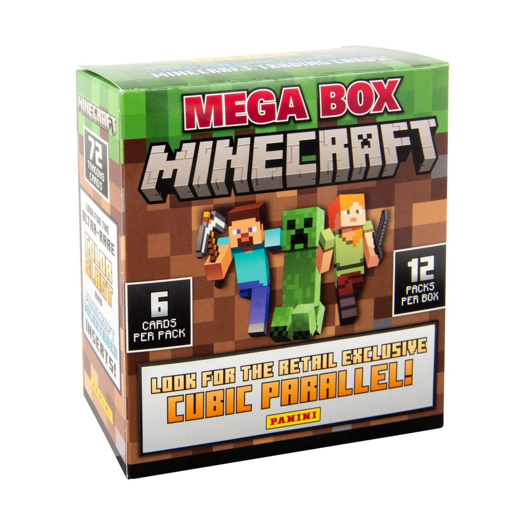 Minecraft 2024 Panini Mega Box | 12 Packs