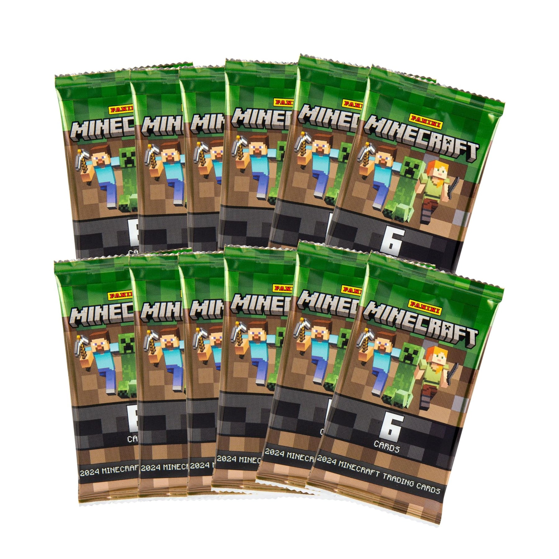 Minecraft 2024 Panini Mega Box | 12 Packs