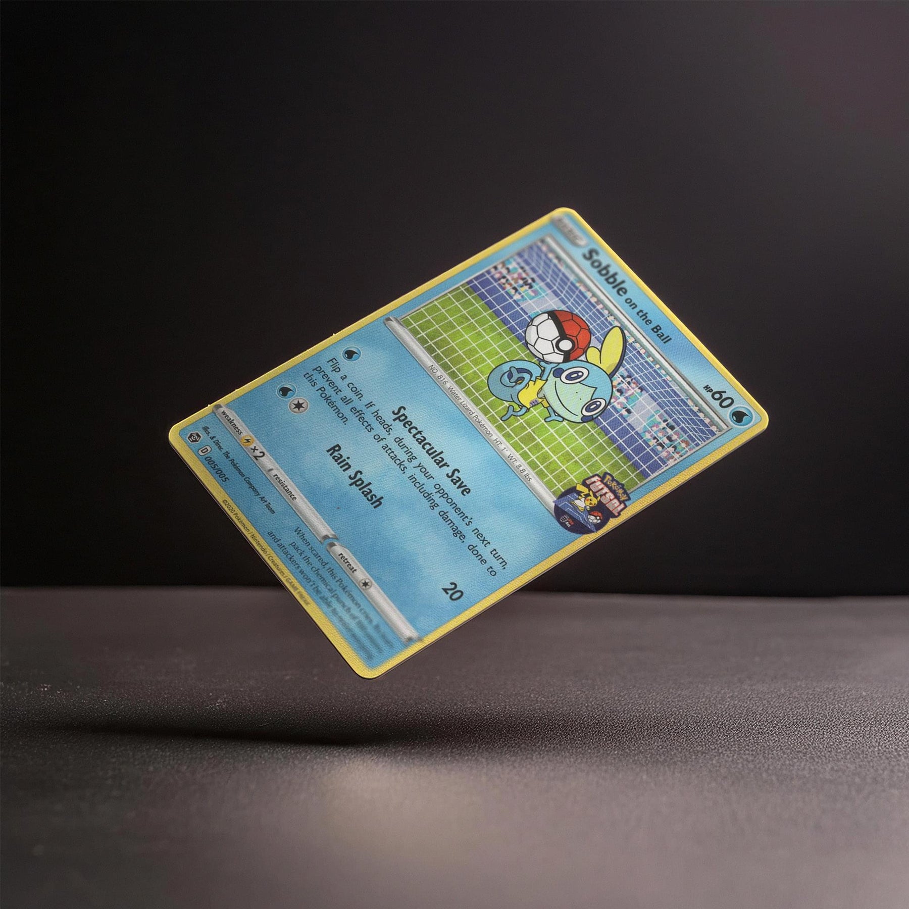 Pokemon Futsal 2020 Promo Trading Card | Sobble on the Ball