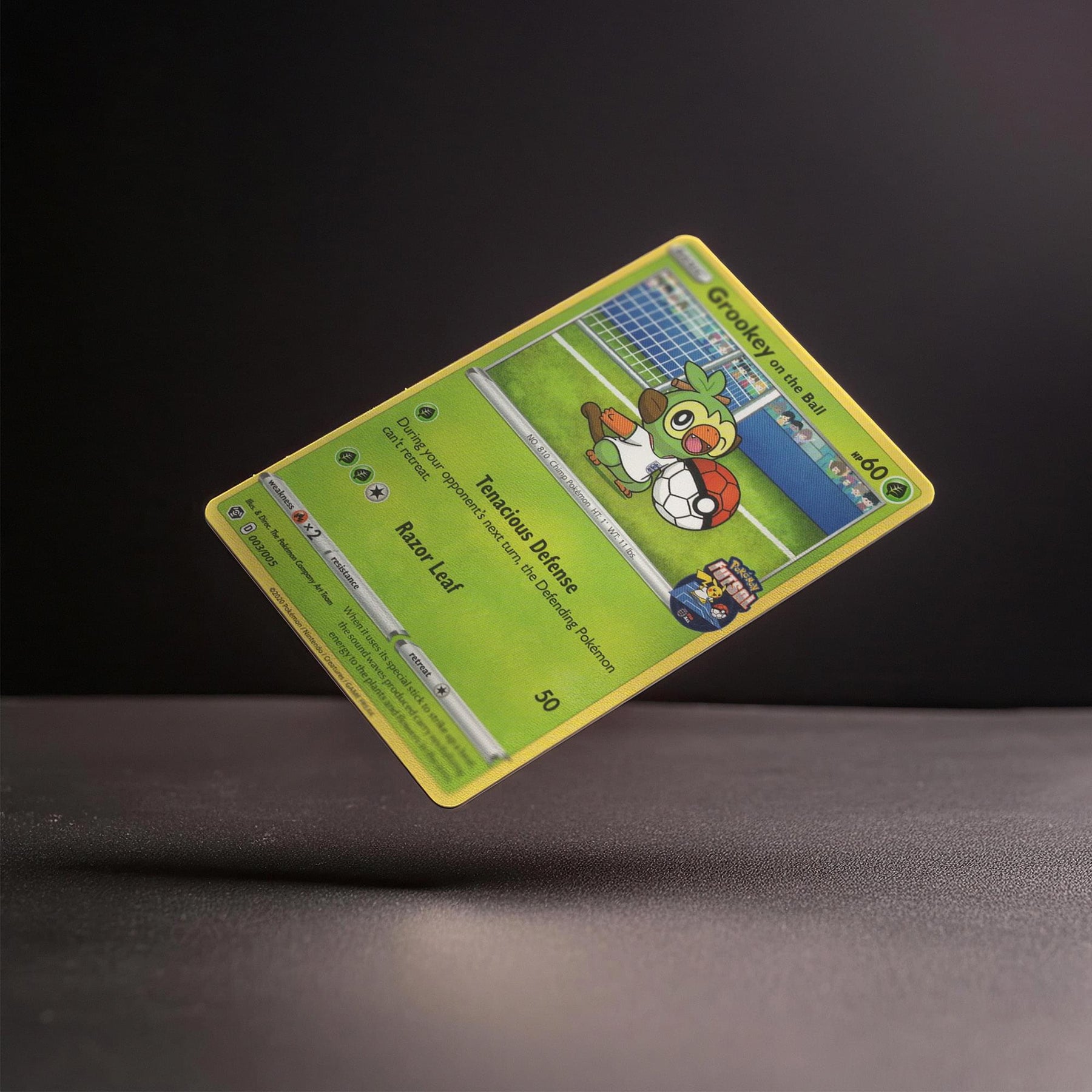 Pokemon Futsal 2020 Promo Trading Card | Grookey on the Ball