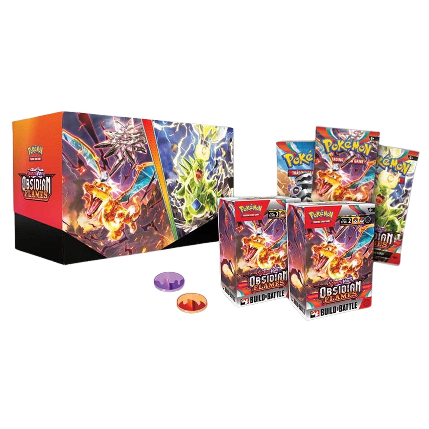 Pokemon TCG Scarlet and Violet 3 Obsidian Flames Battle Stadium