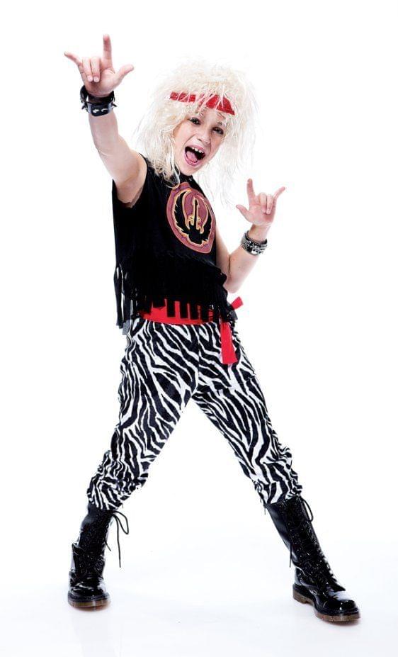 80s Rock God Child Costume Free Shipping