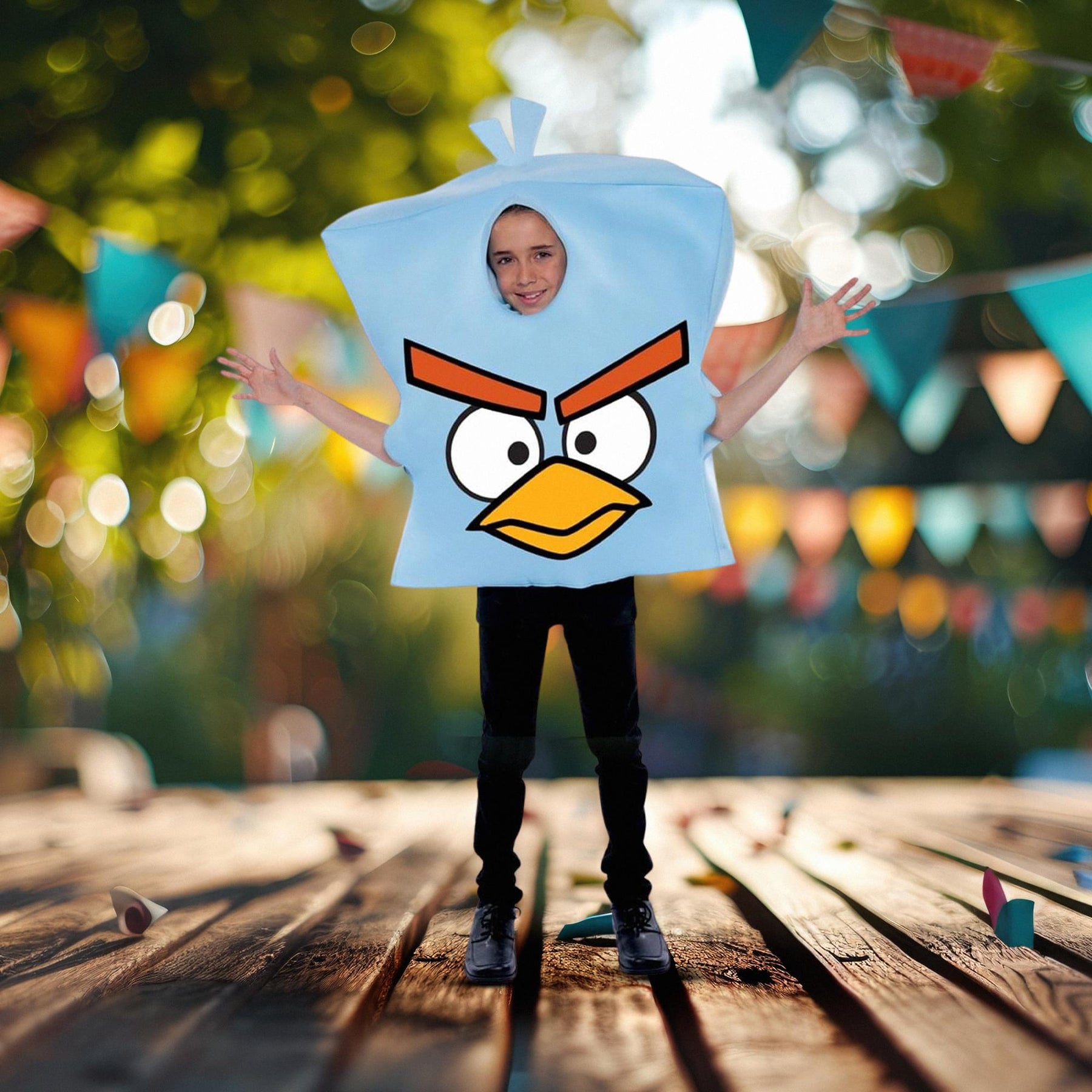 Angry Birds Space Ice Bomb Bird Costume Child