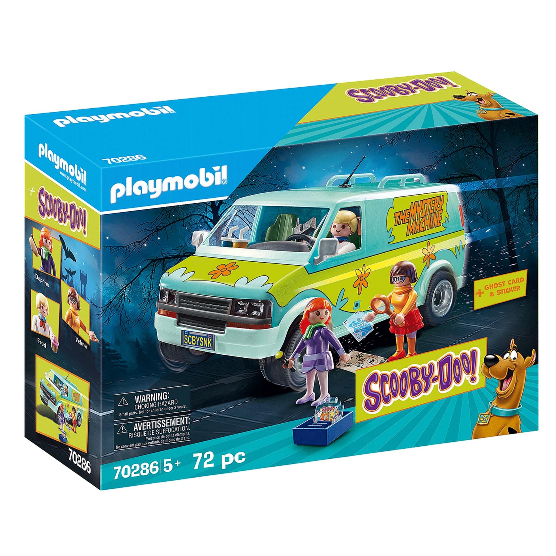 Scooby-Doo! Playmobil 70286 Mystery Machine Building Set