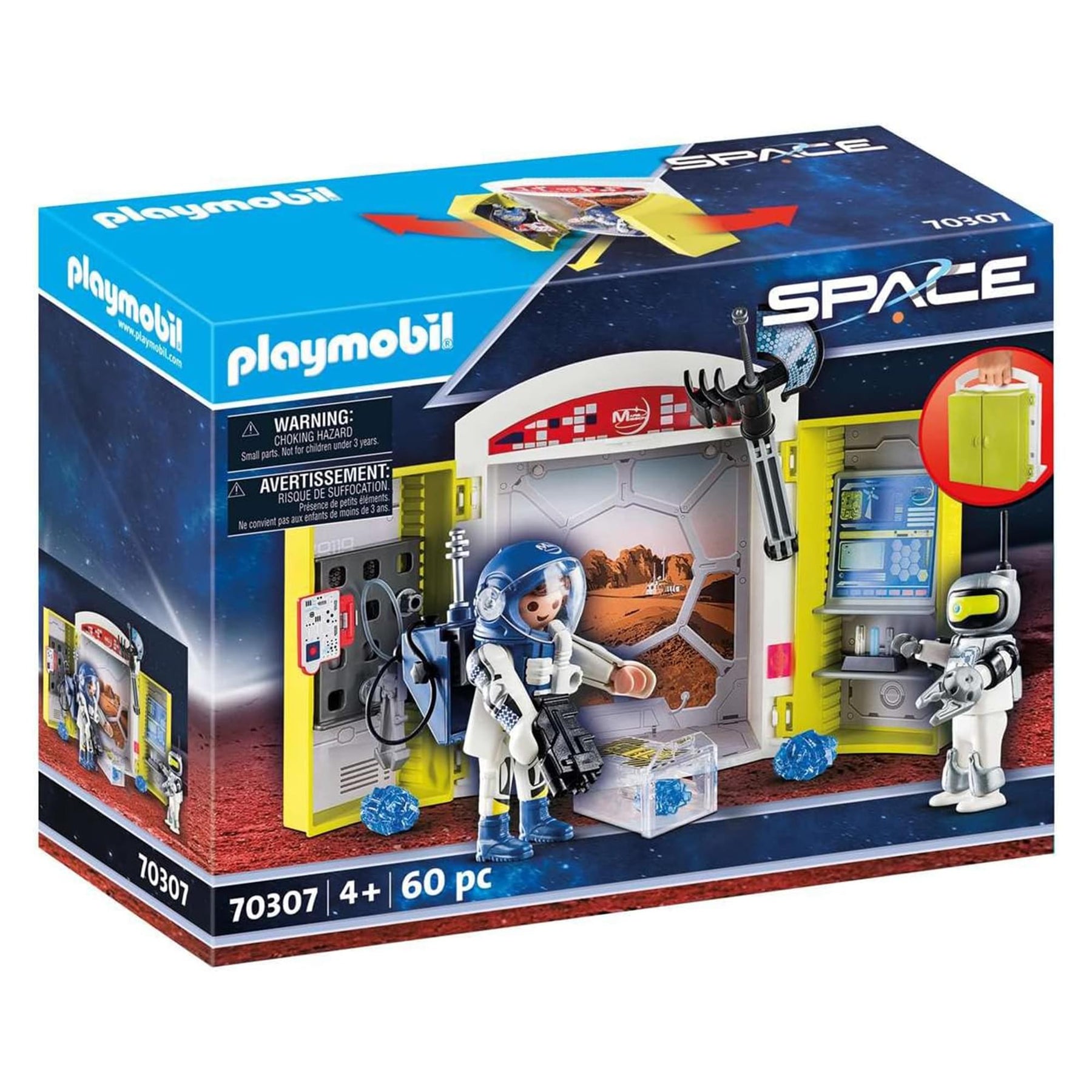 Playmobil #70307 Mars Mission Space 60 Piece Building Set