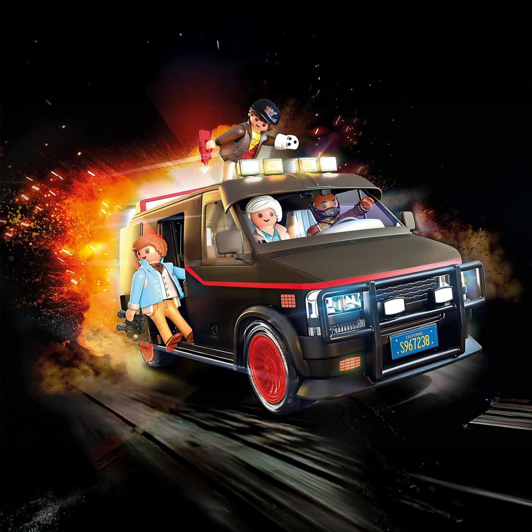 Playmobil 70750 The A-Team Van 69 Piece Building Set