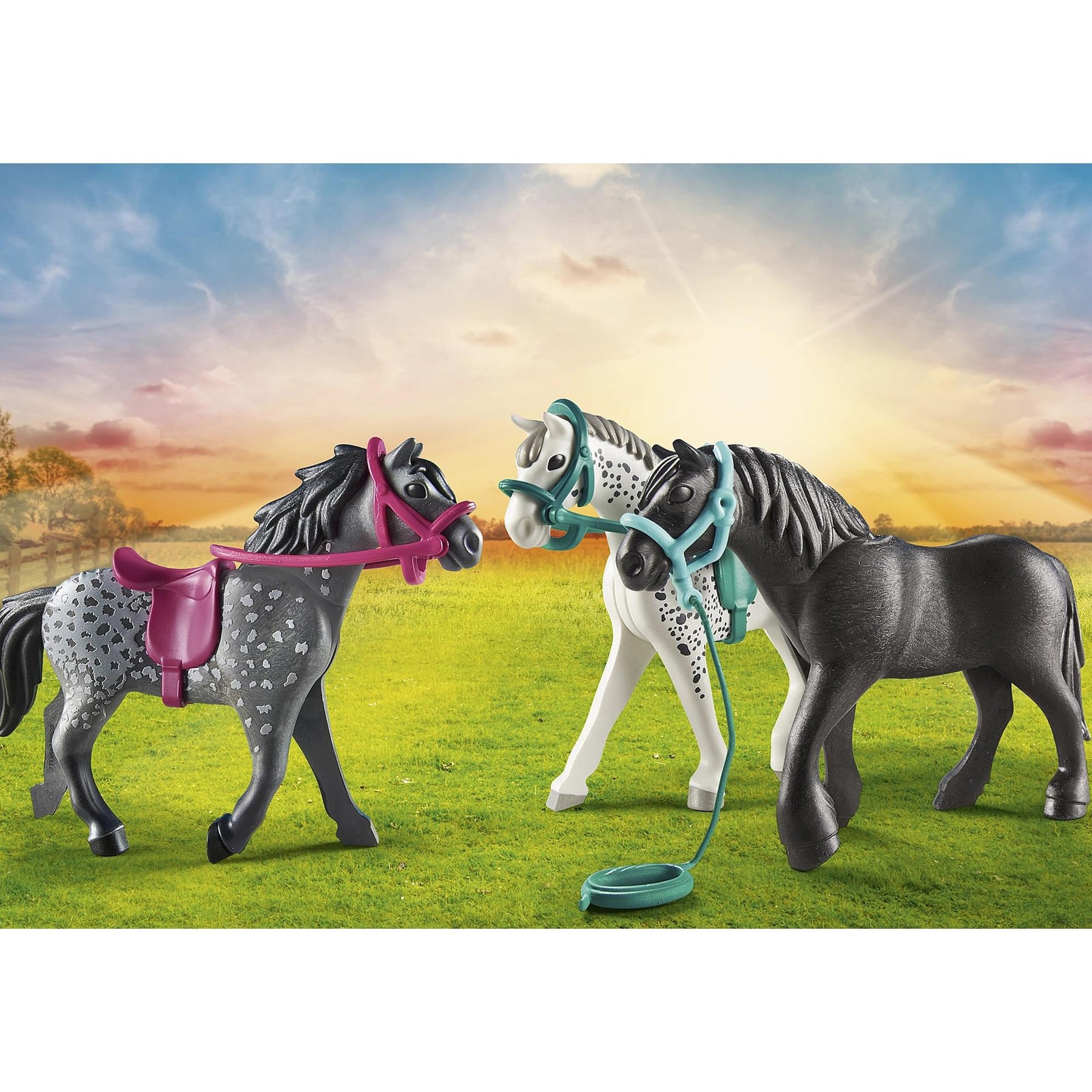 Playmobil 70999 Country Horse Trio Building Set