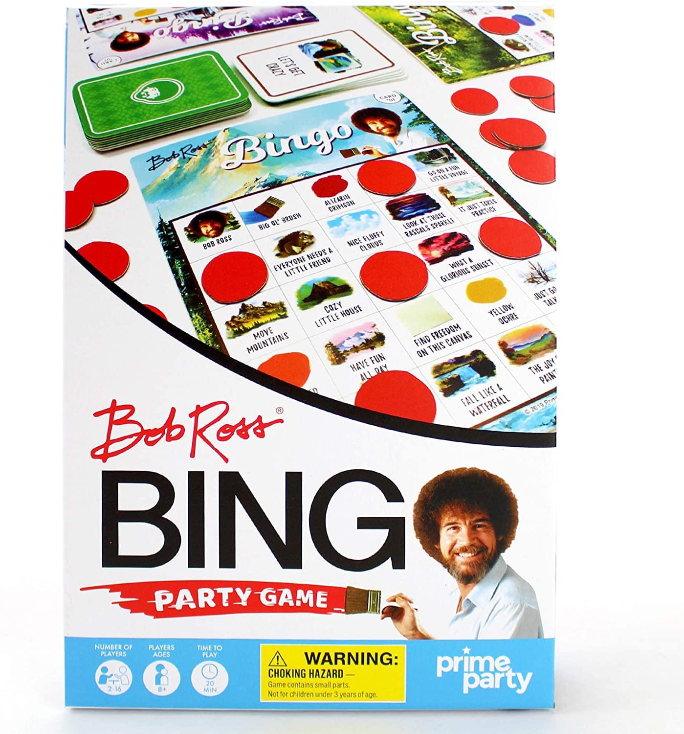 Bob Ross Bingo Party Game | Up to 16 Players