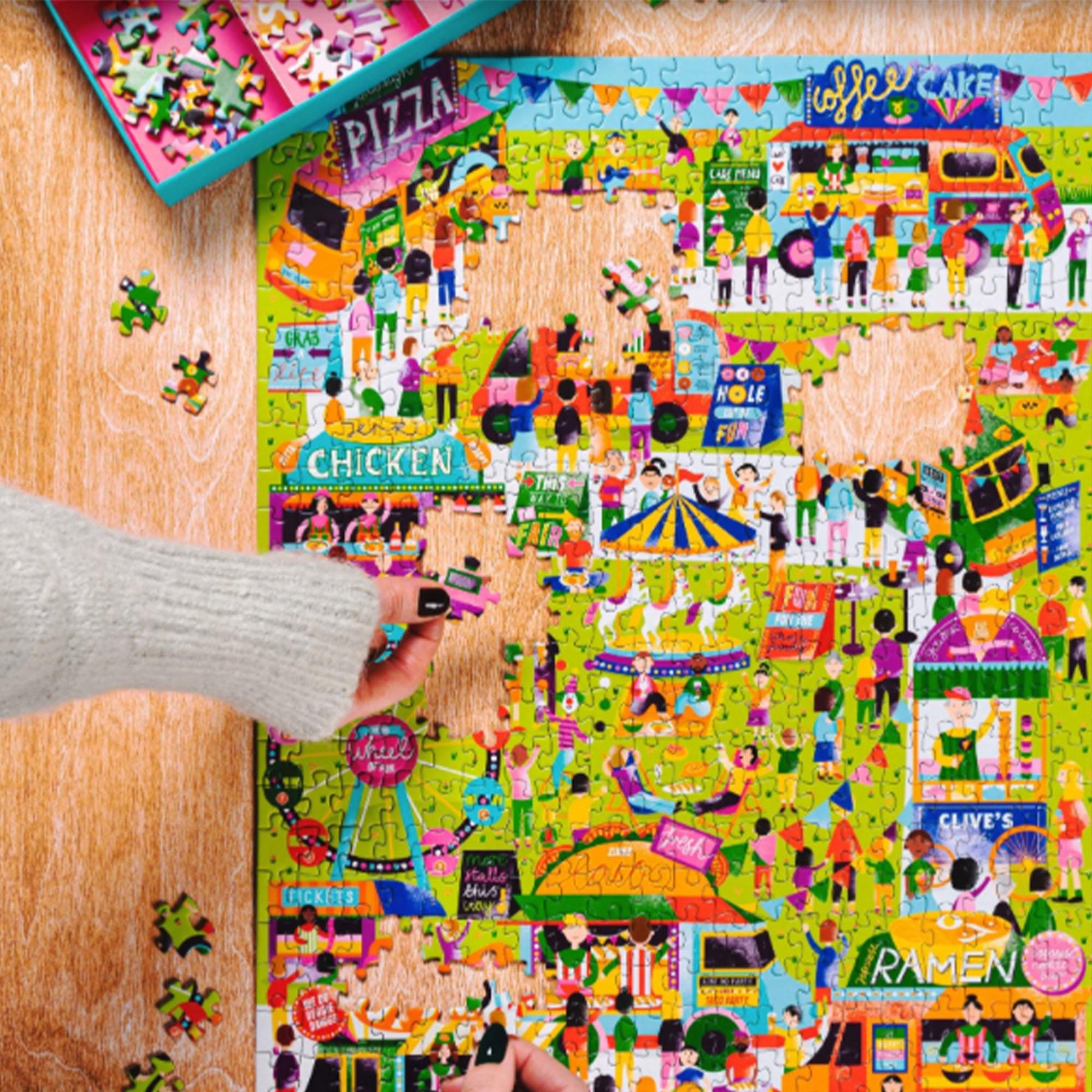Food Truck Festival 500 Piece Jigsaw Puzzle