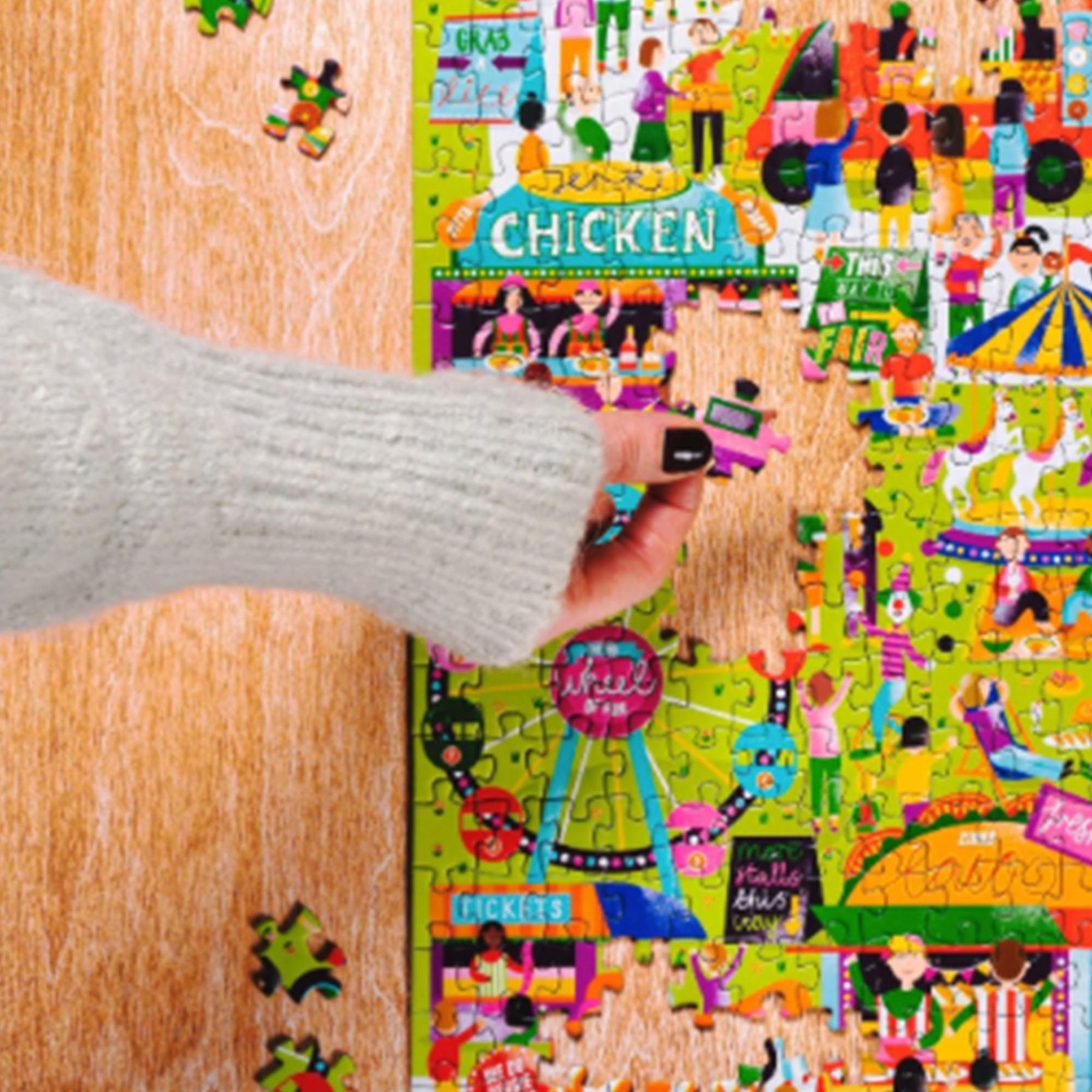 Food Truck Festival 500 Piece Jigsaw Puzzle