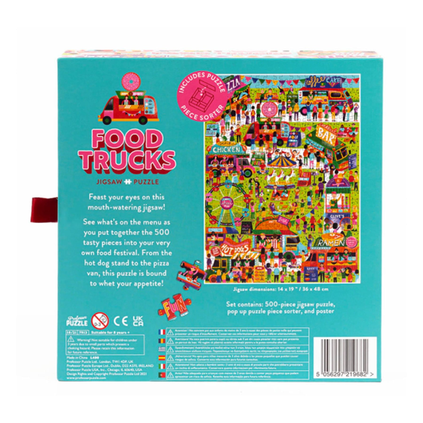 Food Truck Festival 500 Piece Jigsaw Puzzle