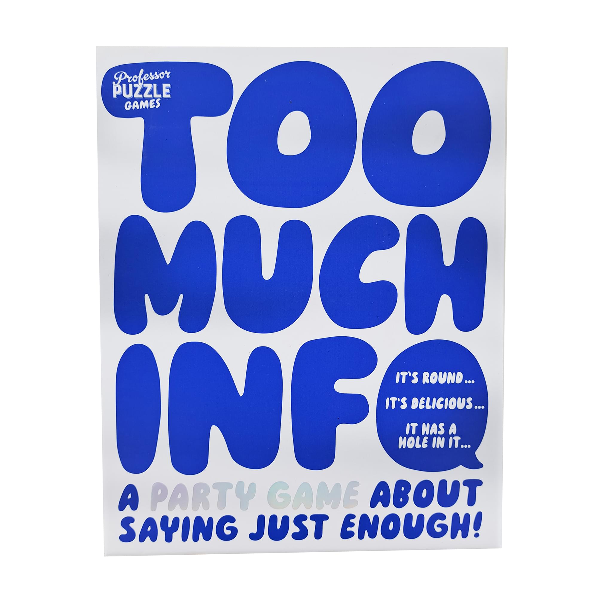 Too Much Information Party Game Free Shipping