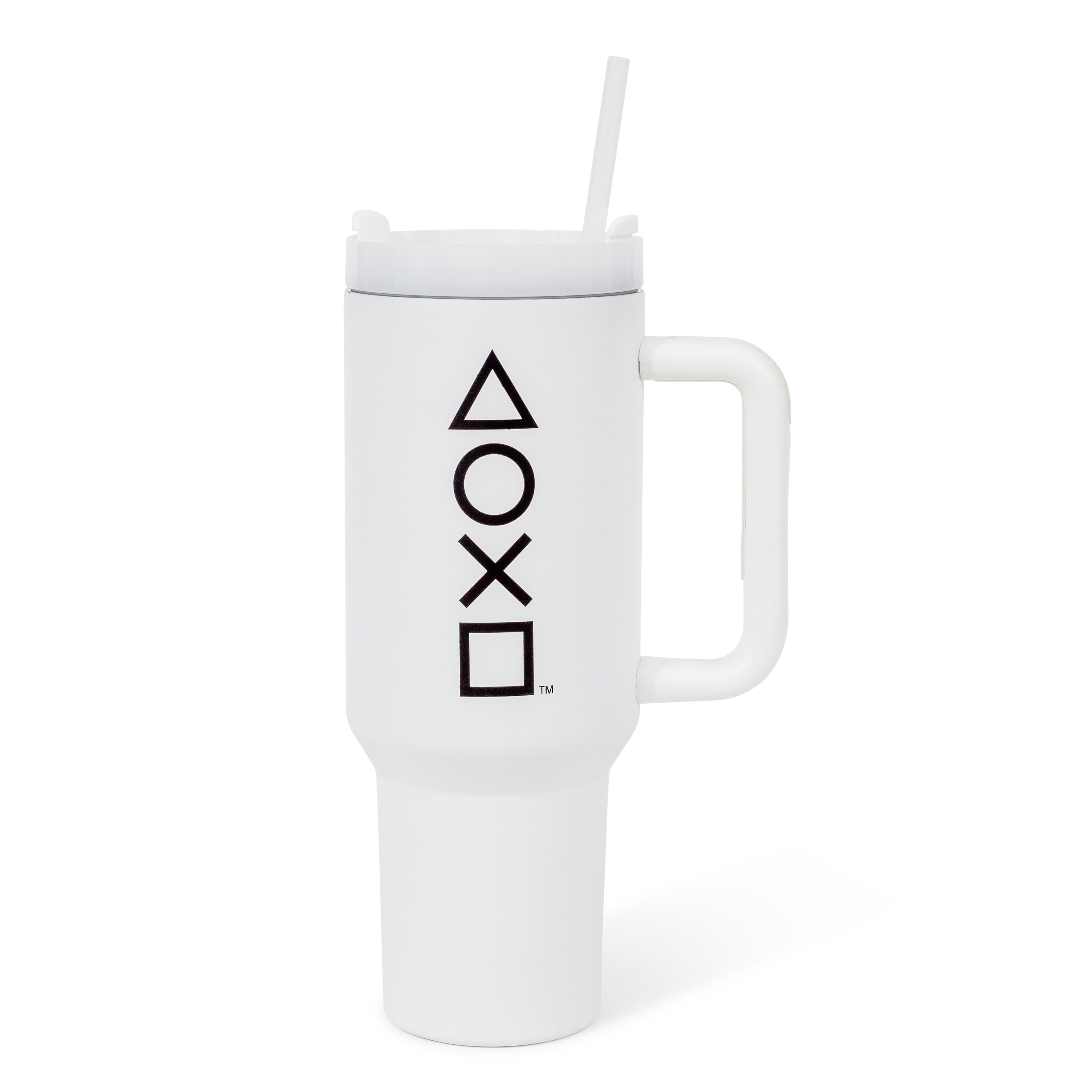 PlayStation Horizontal Logos 40oz Travel Mug | Free Shipping