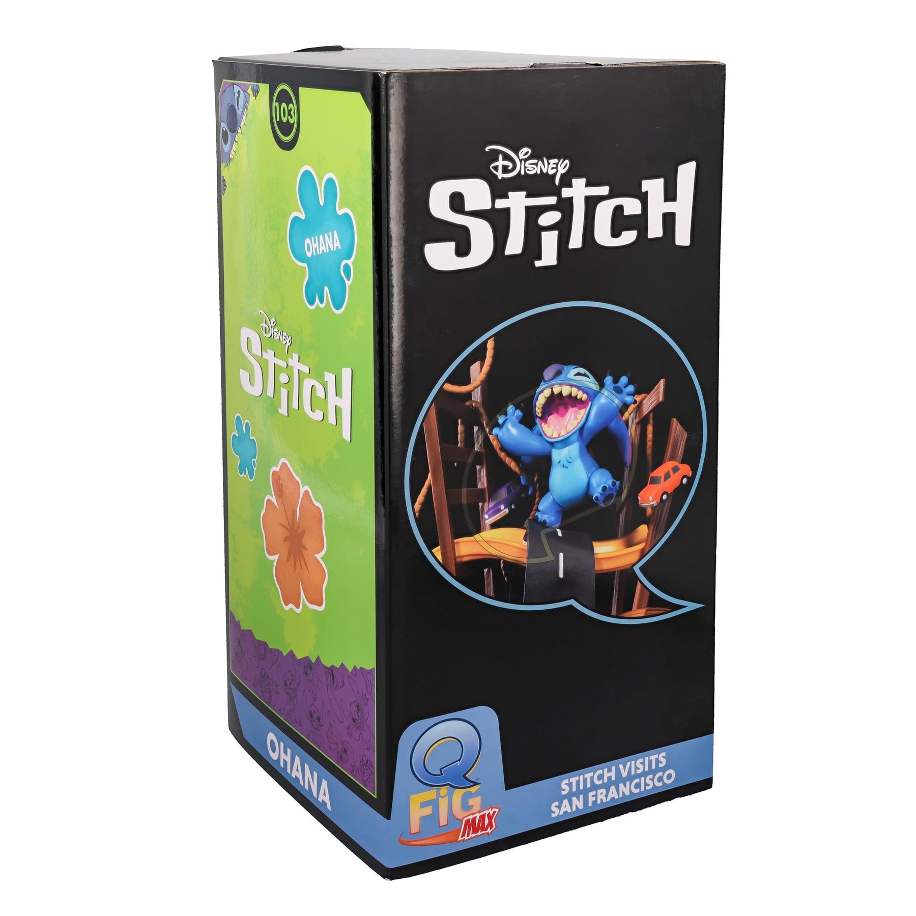 Disney Stitch Visits San Francisco Q-Fig Max Elite Figure Diorama