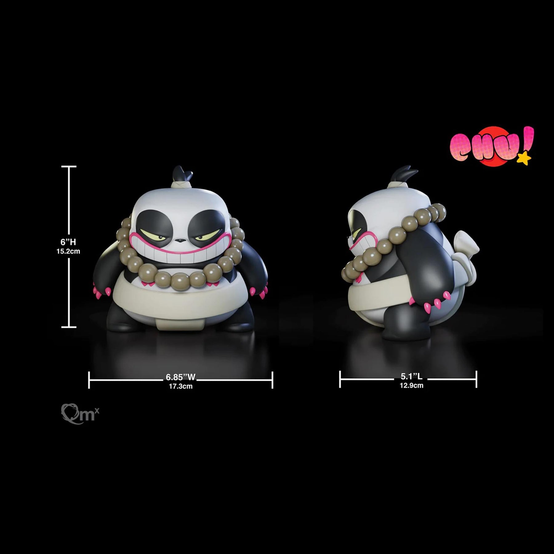 Chu Collection Ozeki Panda Qrew Art Vinyl Figure