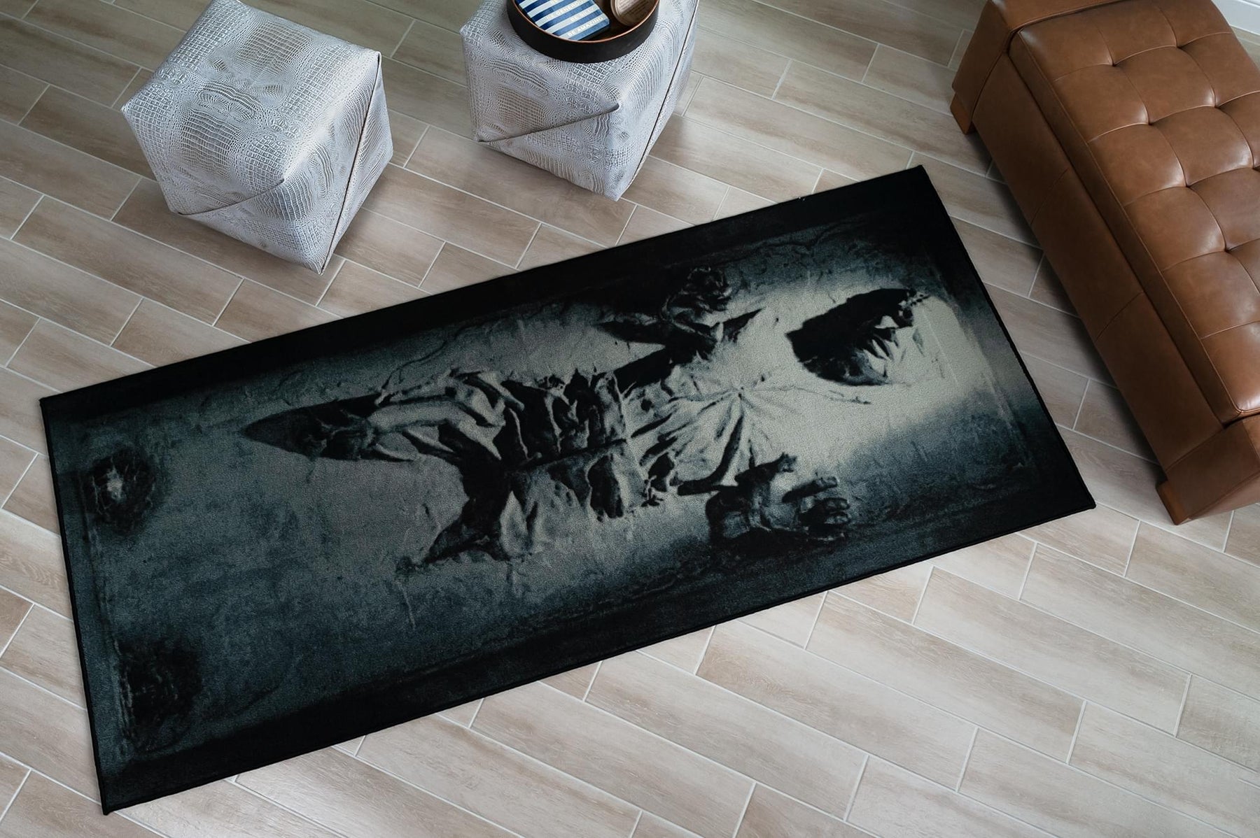 Star Wars Han Solo in Carbonite Area Rug | 39 x 91 Inches