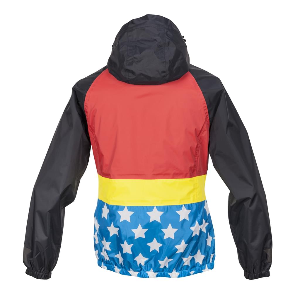 DC Comics Wonder Woman Zip Raincoat For Women | Wind And Waterproof Jacket