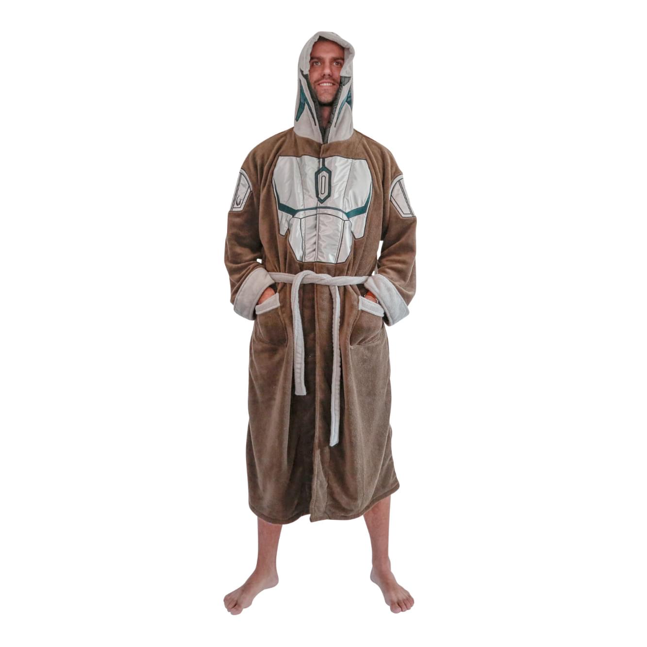 Star Wars: The Mandalorian Bounty Hunter Bathrobe for Adults