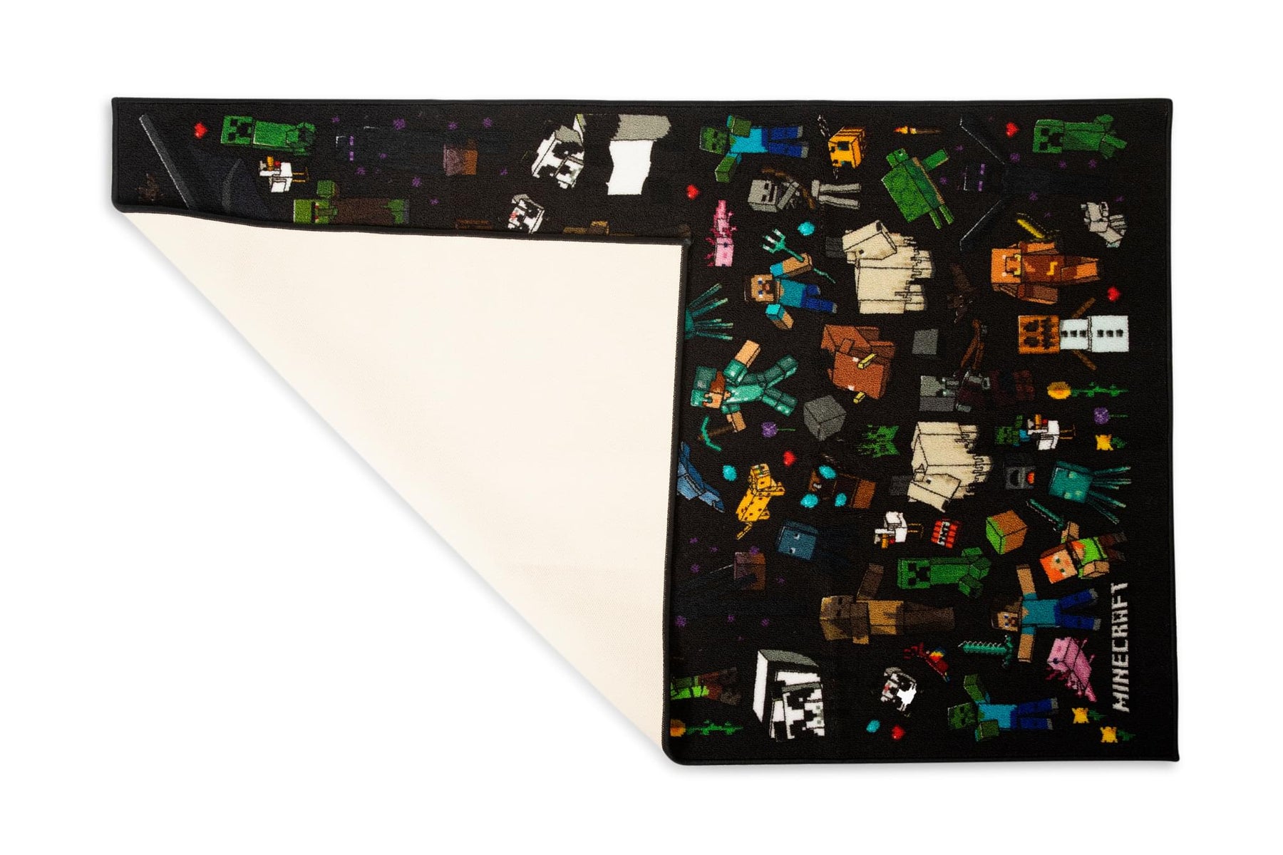 Minecraft Mob Printed Area Rug | 60 x 39 Inches