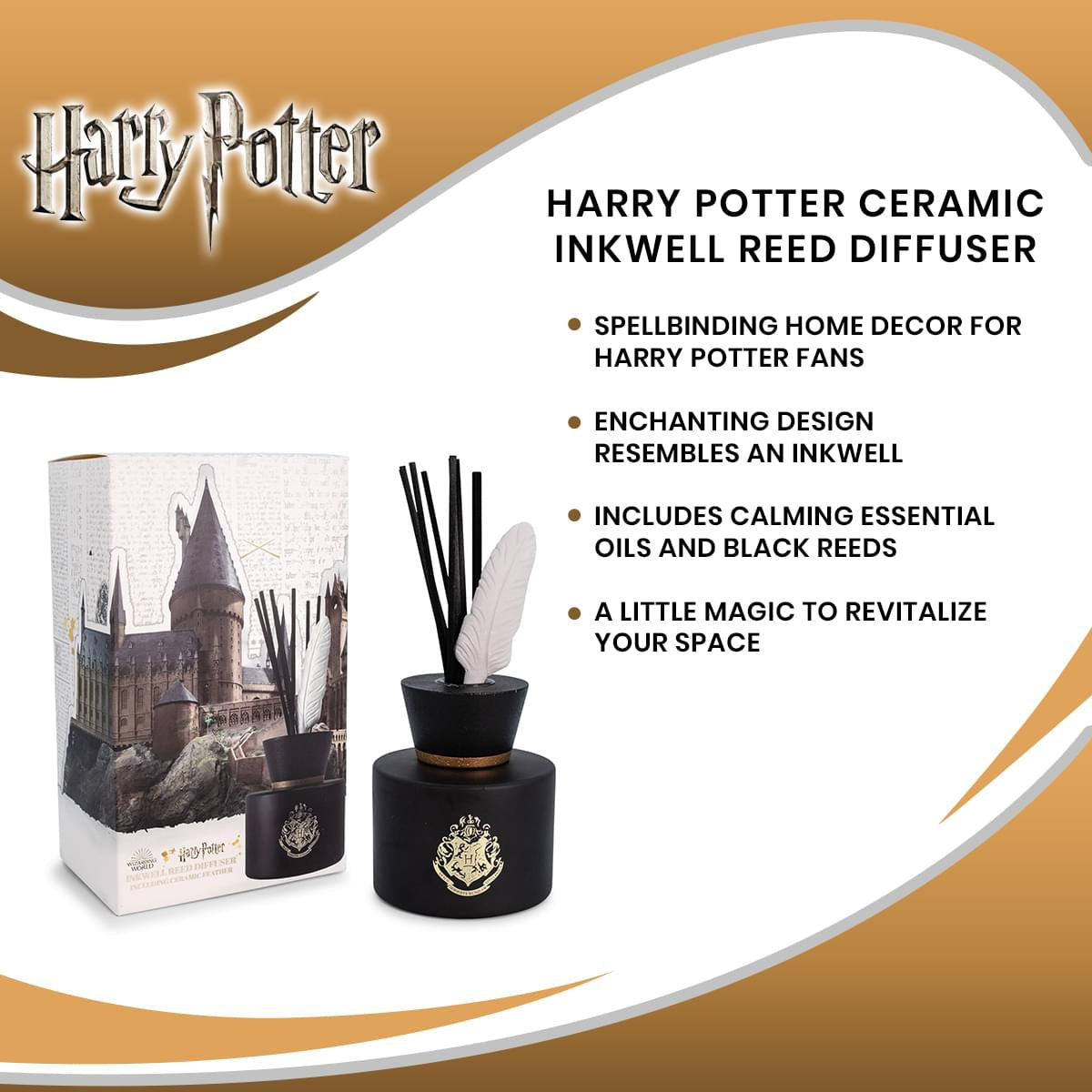 Harry Potter Ceramic Inkwell Reed Diffuser