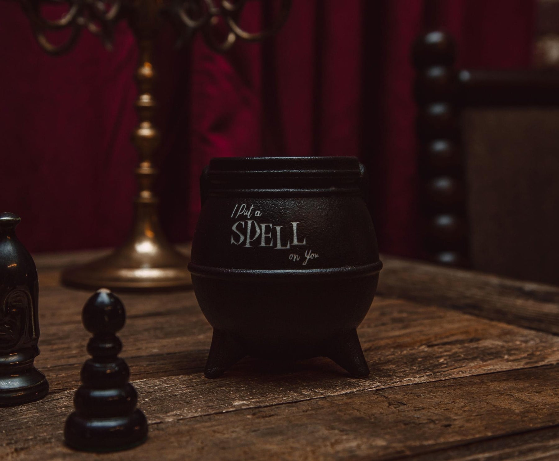 Disney Hocus Pocus "I Put A Spell On You" Ceramic Cauldron Candle