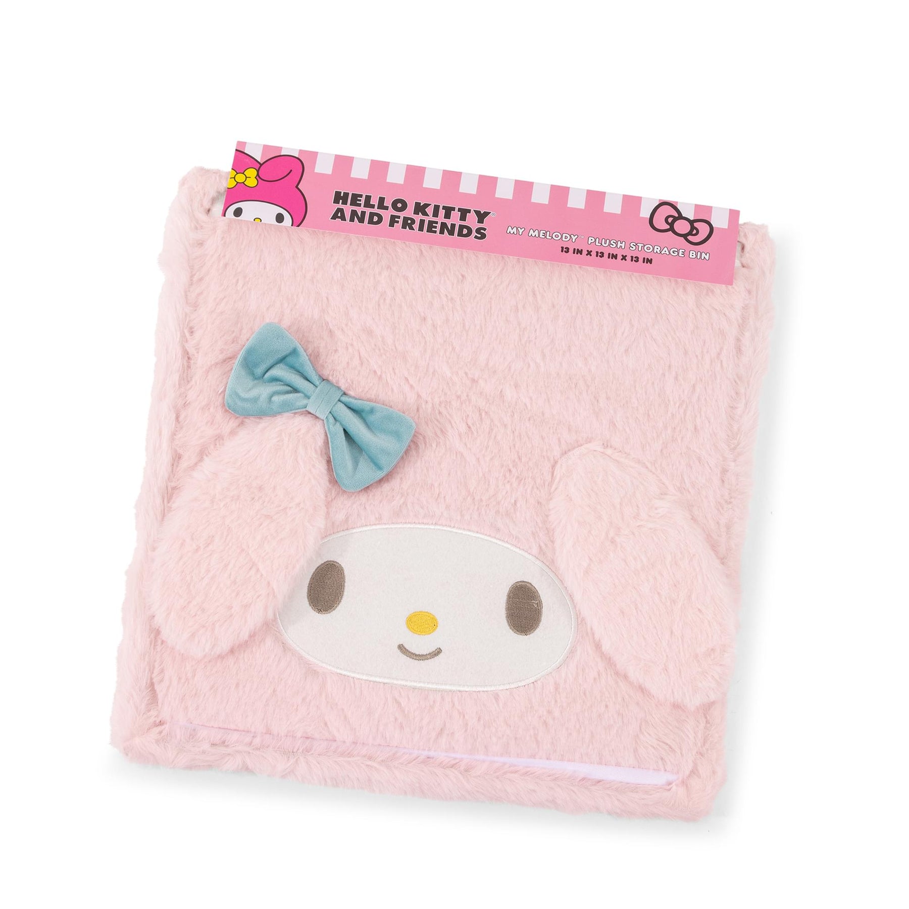 Sanrio My Melody 13-Inch Plush Storage Bin With Lid