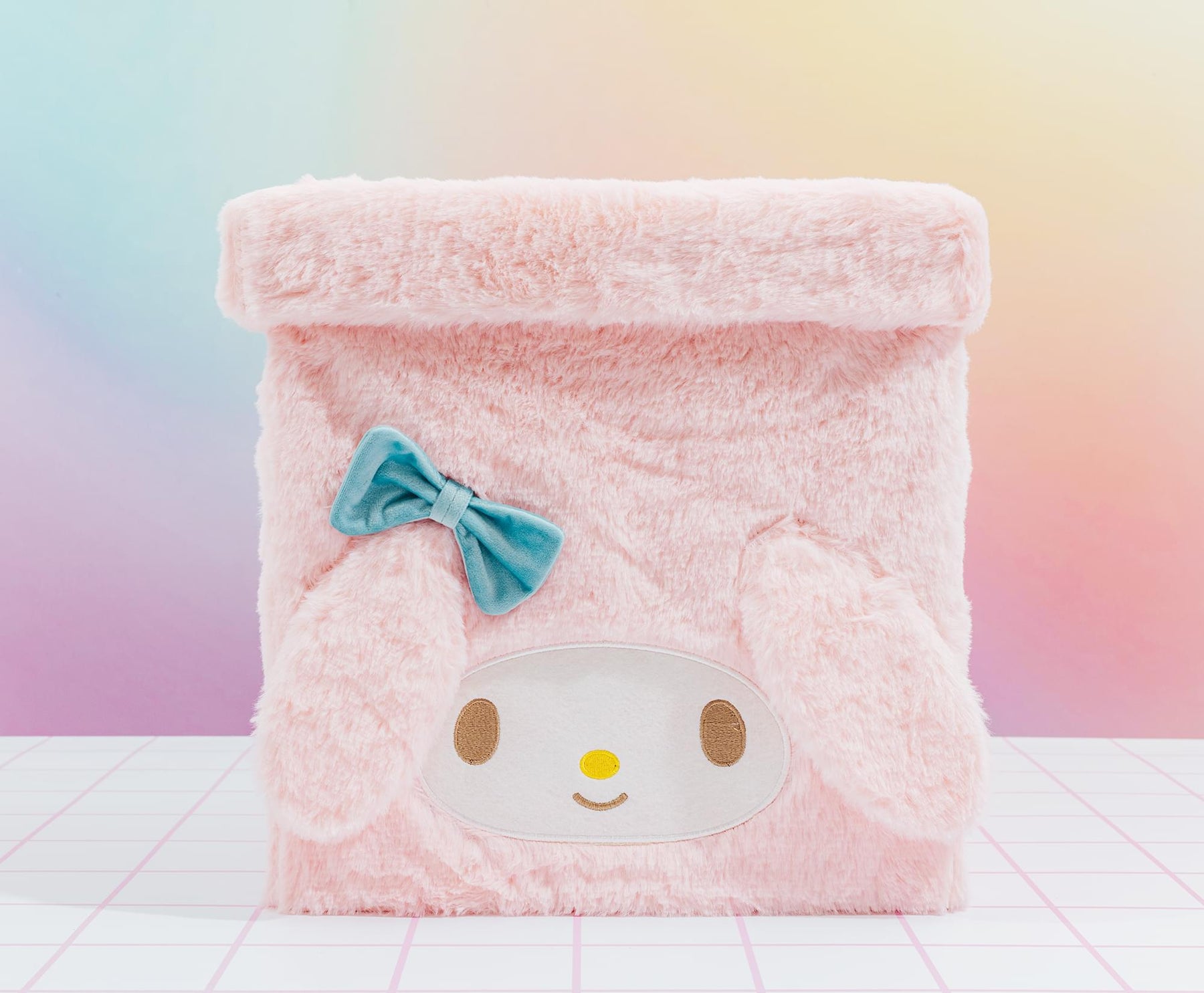 Sanrio My Melody 13-Inch Plush Storage Bin With Lid