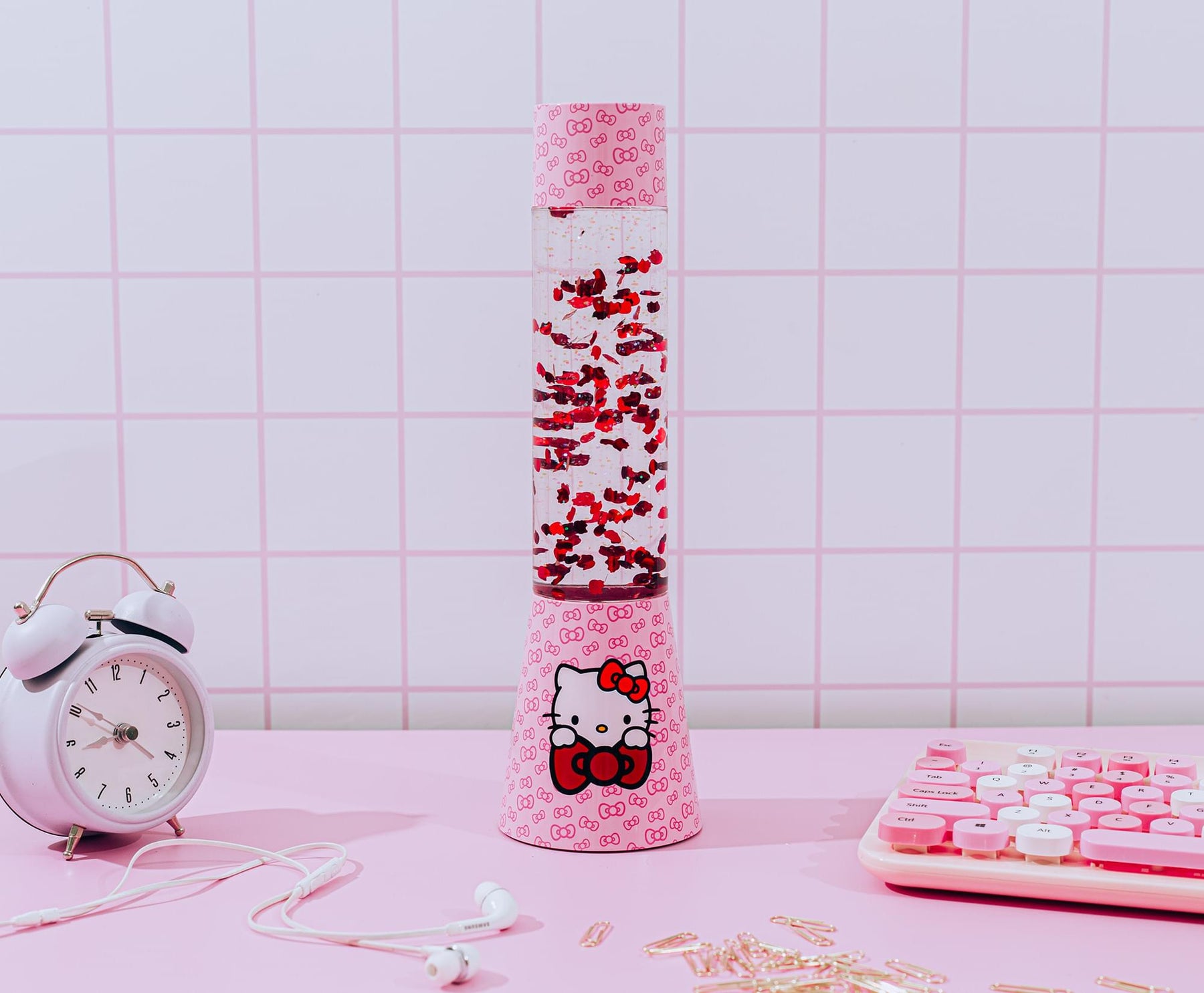 Sanrio Hello Kitty Glitter Motion Mood Light | 12 Inches Tall