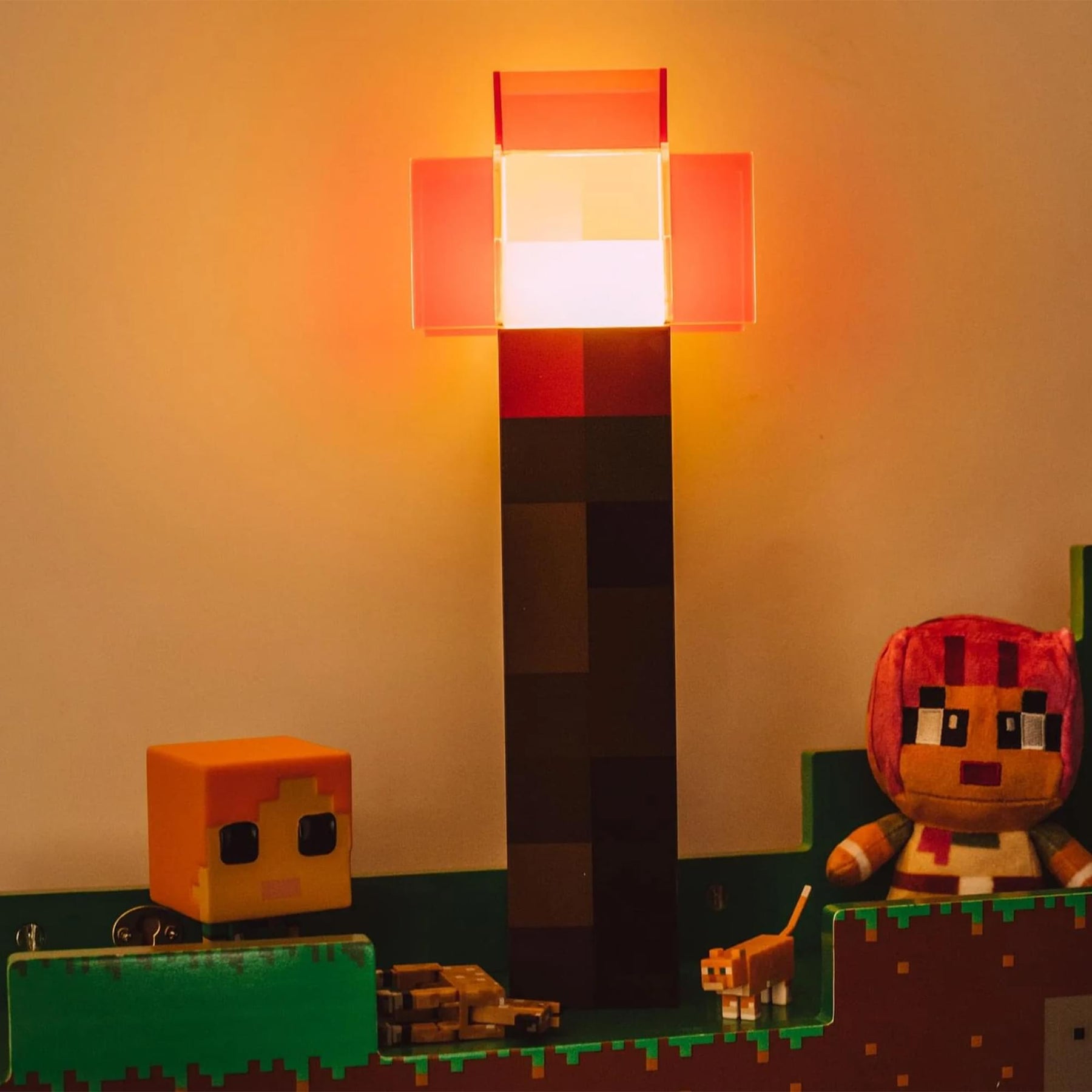 Minecraft 2-Piece Light Bundle | Potion Bottle & Redstone Torch Lamp