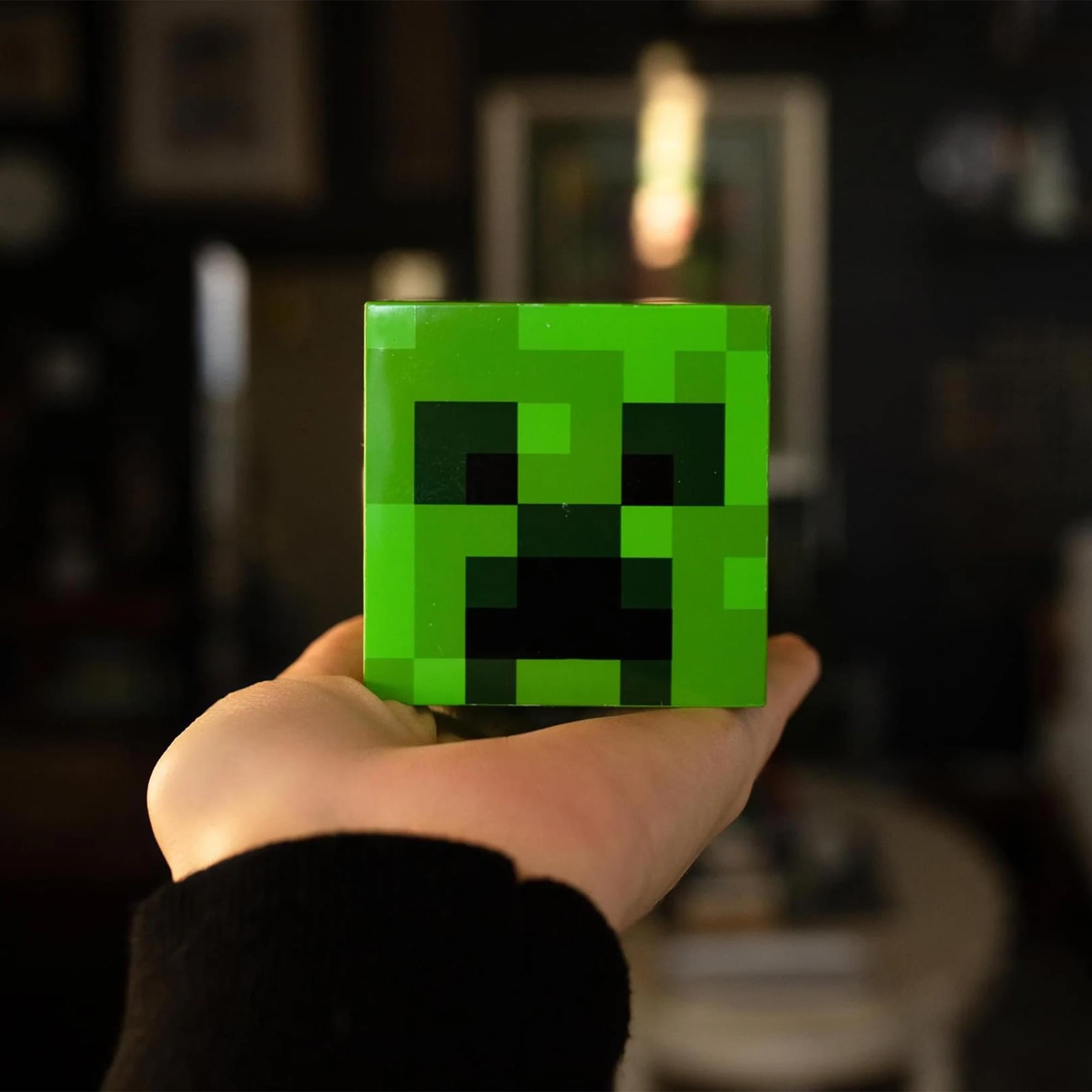 Minecraft 2-Piece Creeper Bedroom Bundle | Nightlight & Bed Canopy