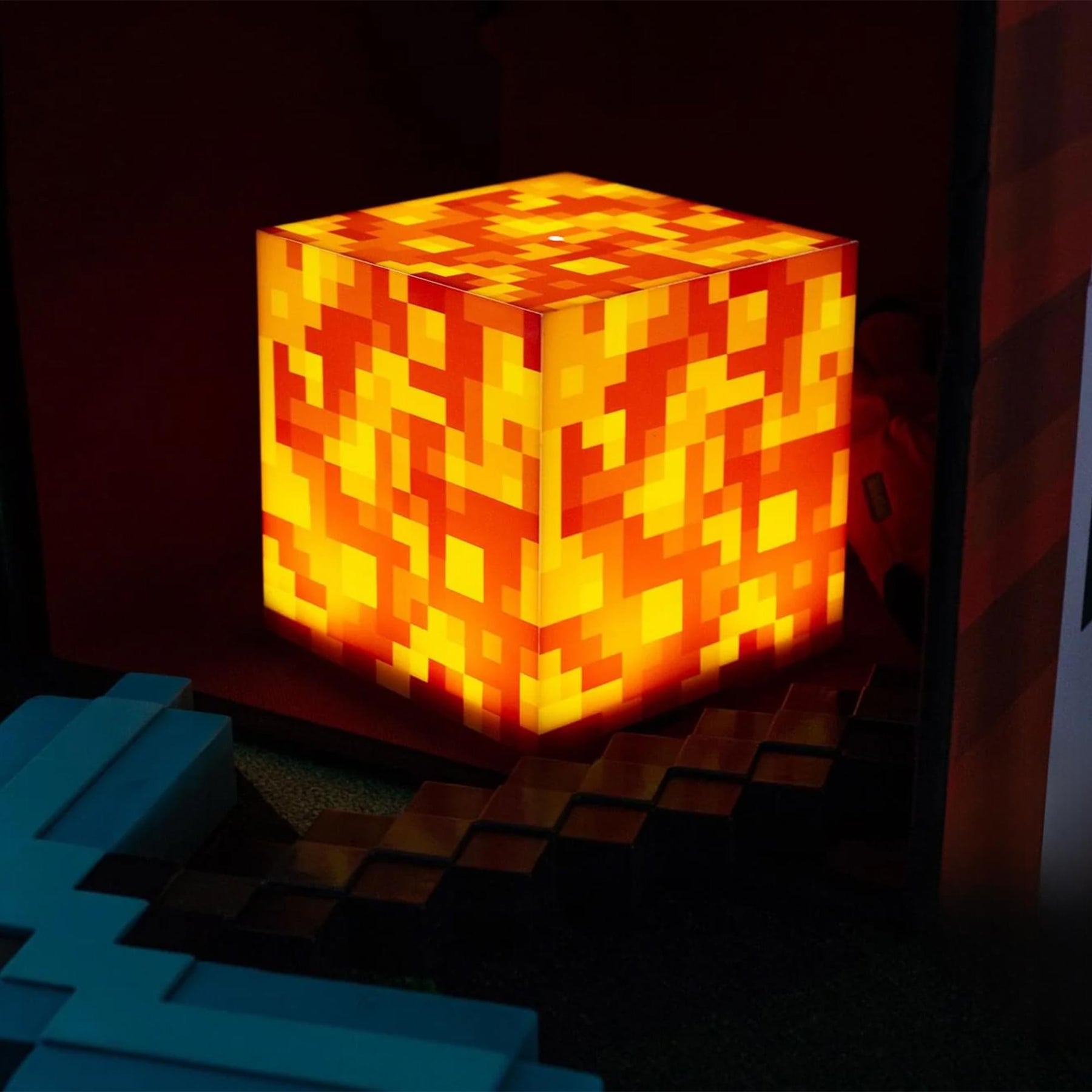Minecraft 3-Piece Mood Light Bundle | TNT | Creeper | Lava