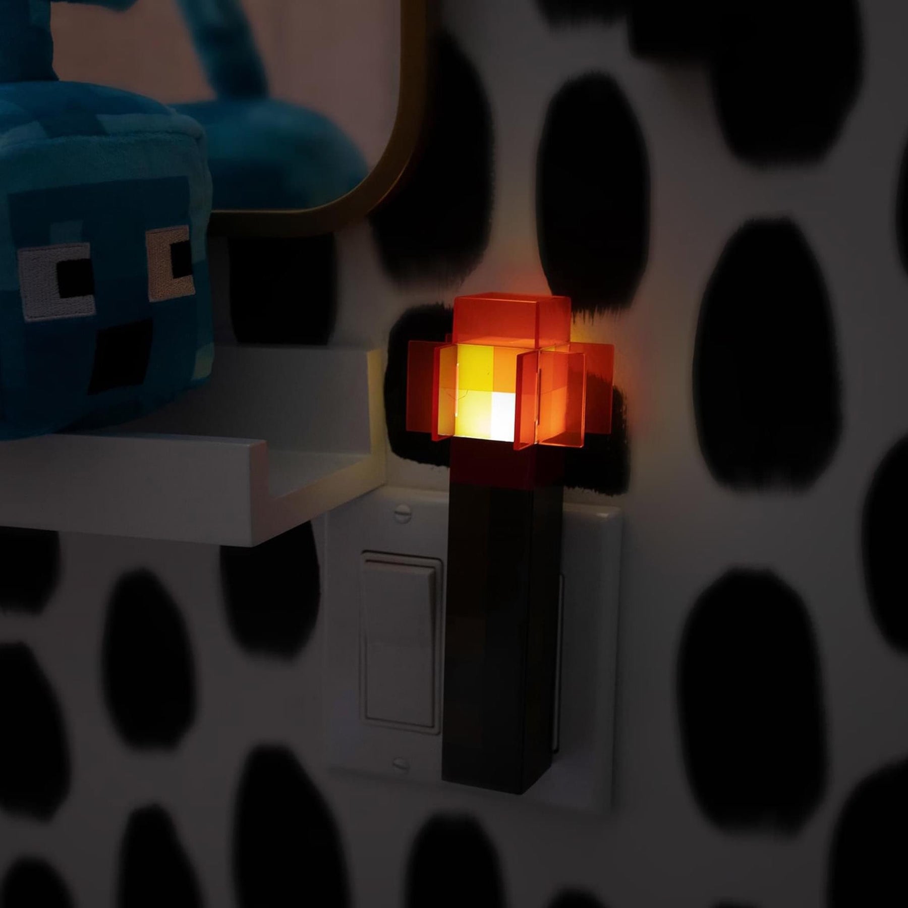 Minecraft 2-Piece Nightlight Bundle | Torch and Redstone Torch