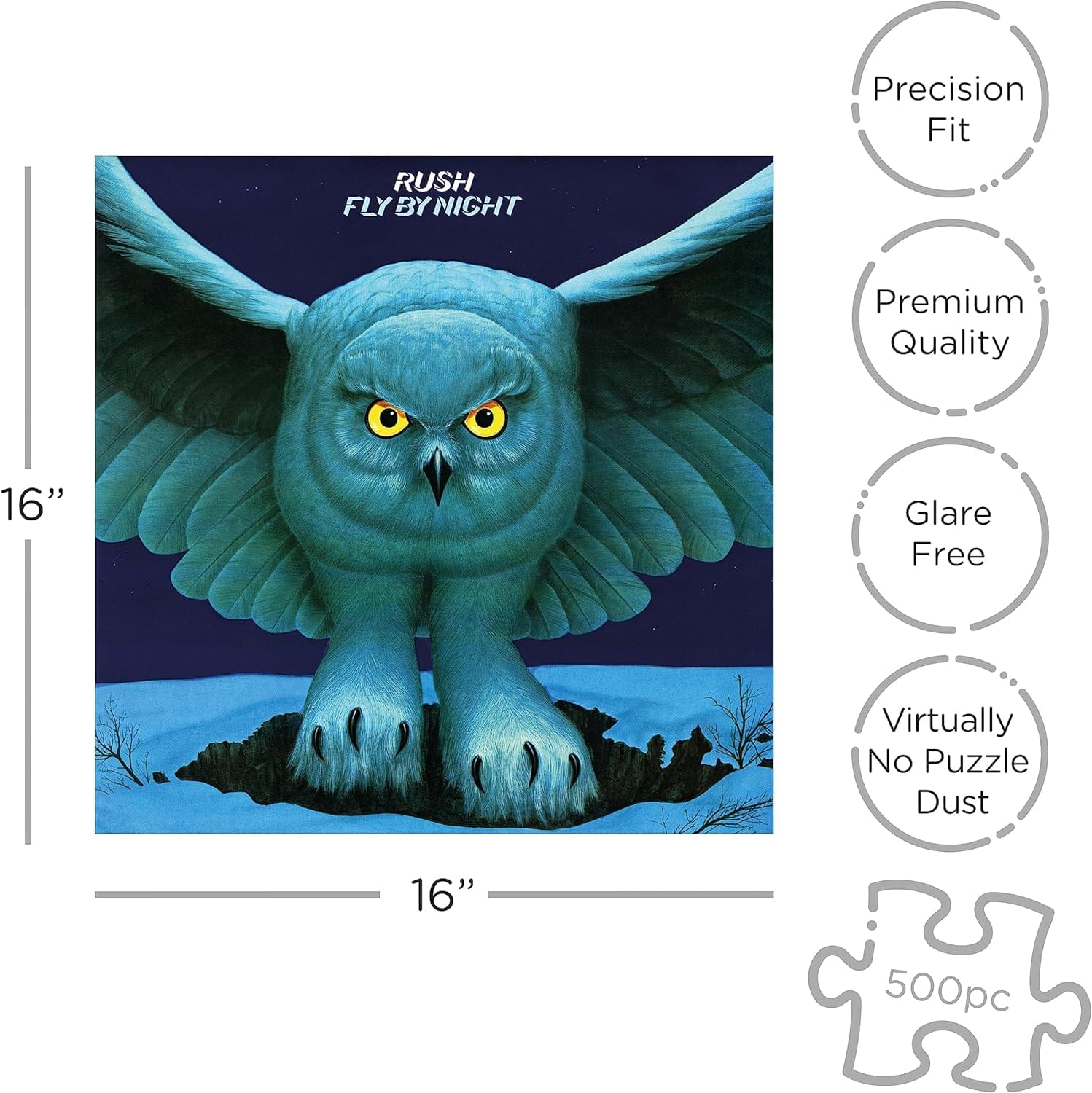 Rush Fly By Night 500 Piece Jigsaw Puzzle
