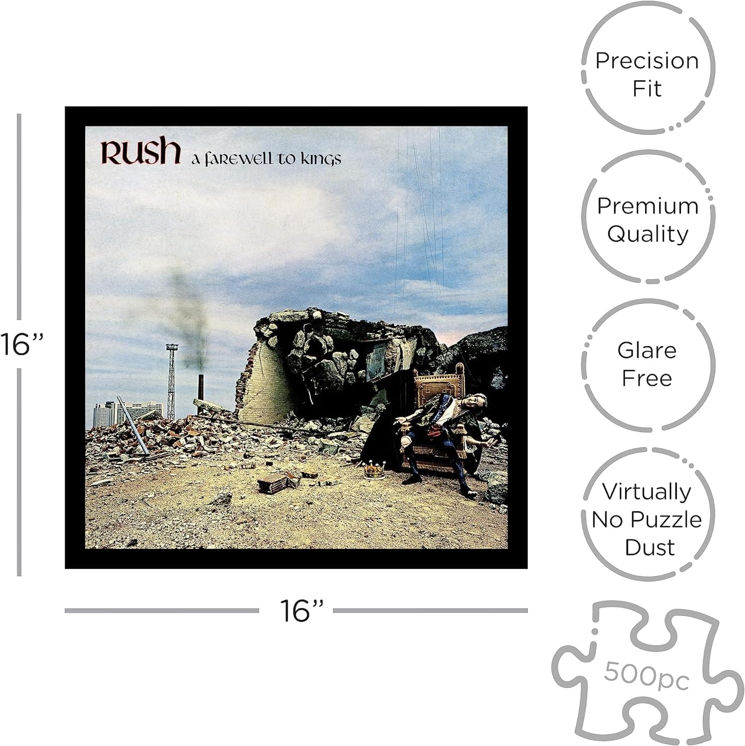 Rush A Farewell To Kings 500 Piece Jigsaw Puzzle