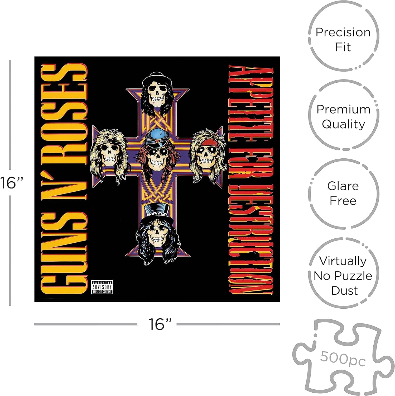 Guns N Roses Appetite For Destruction 2 500 Piece Jigsaw Puzzle