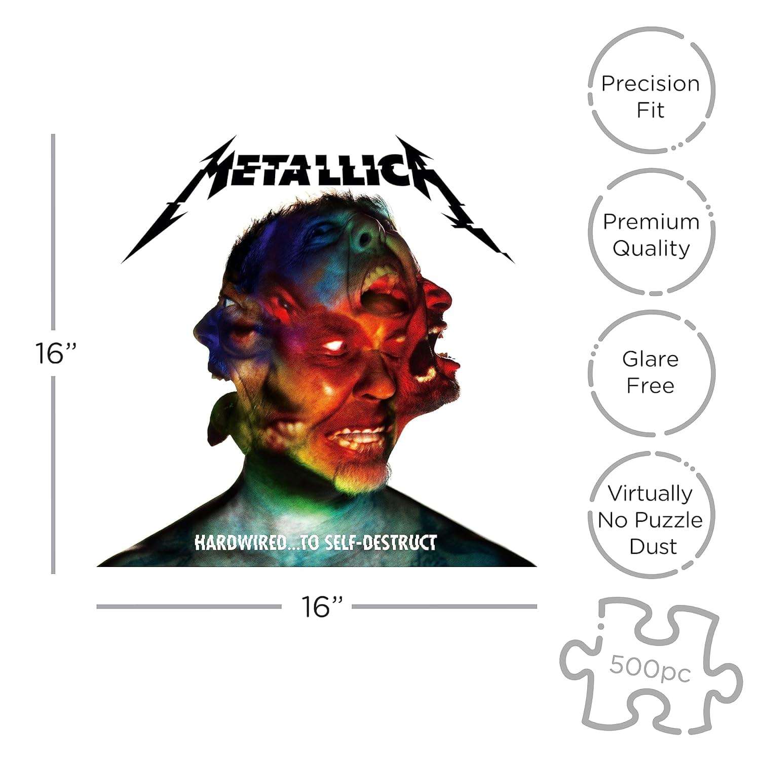 Metallica Hardwired to Self-Destruct 500 Piece Jigsaw Puzzle