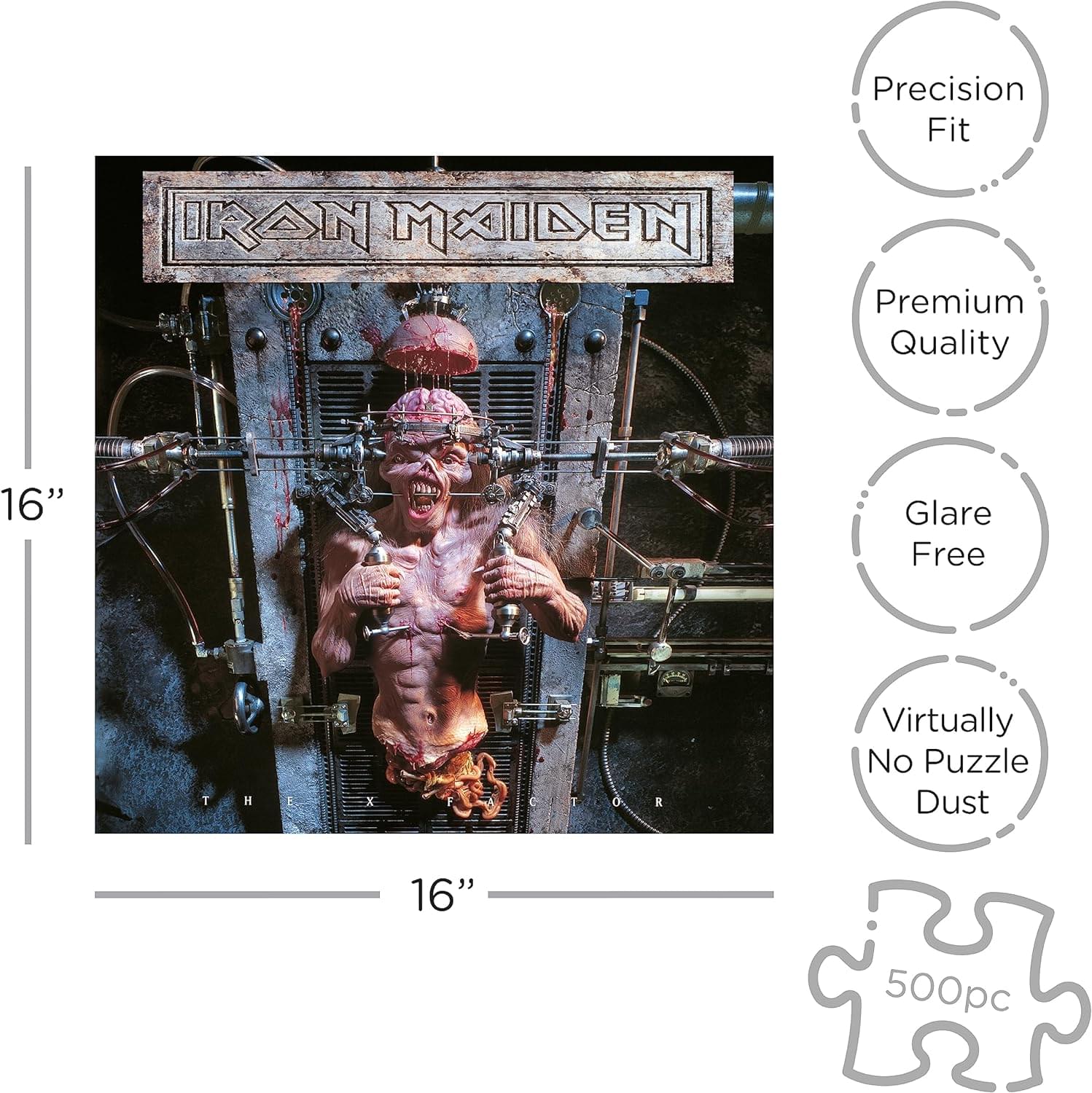 Iron Maiden The X Factor 500 Piece Jigsaw Puzzle