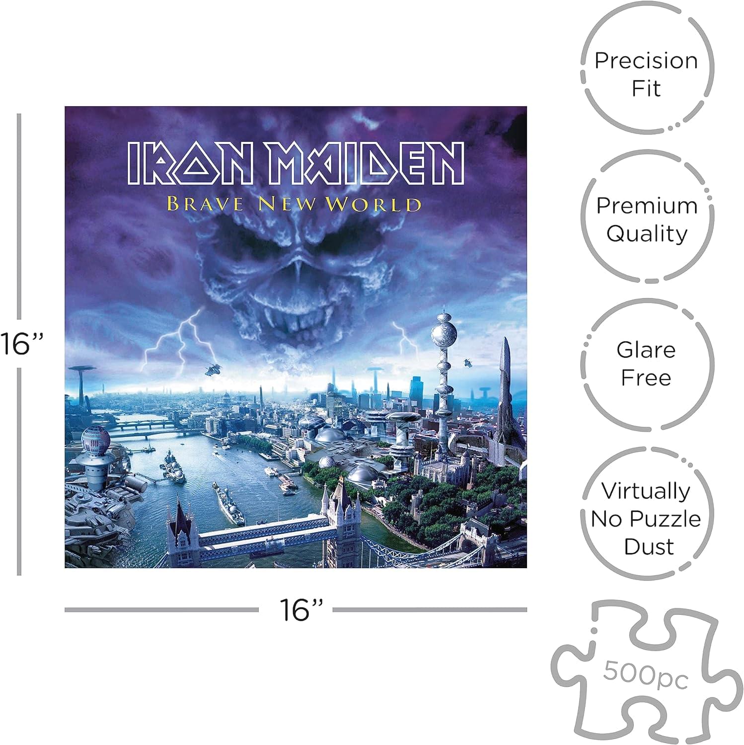 Iron Maiden Brave New World 500 Piece Jigsaw Puzzle