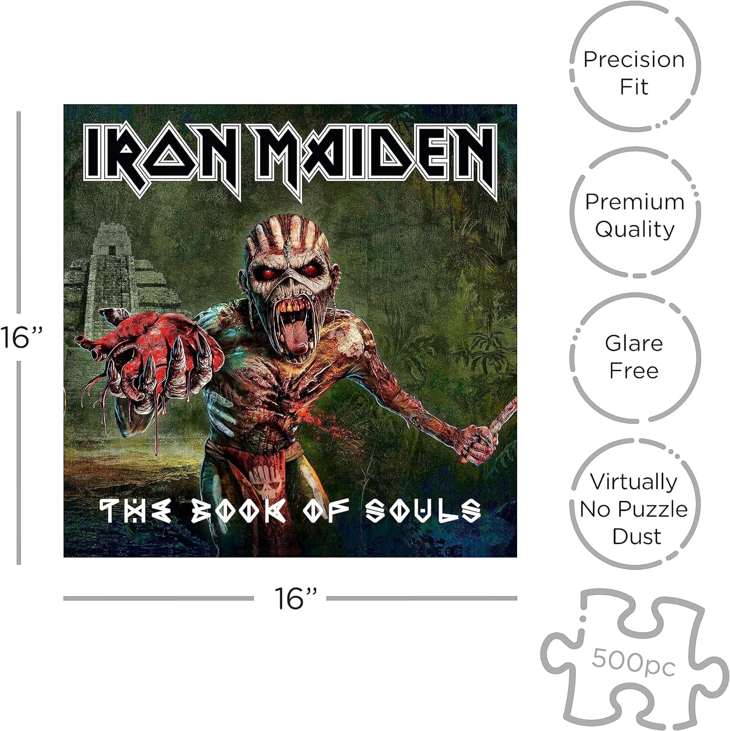 Iron Maiden The Book Of Souls 500 Piece Jigsaw Puzzle