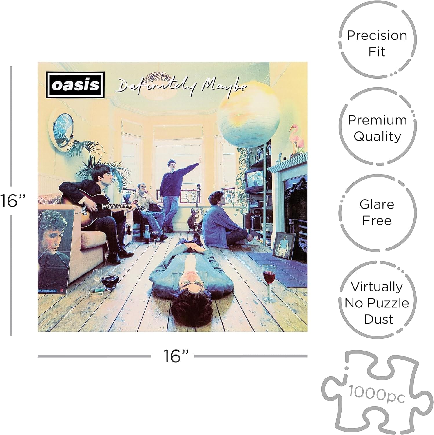 Oasis Definitely Maybe 1000 Piece Jigsaw Puzzle