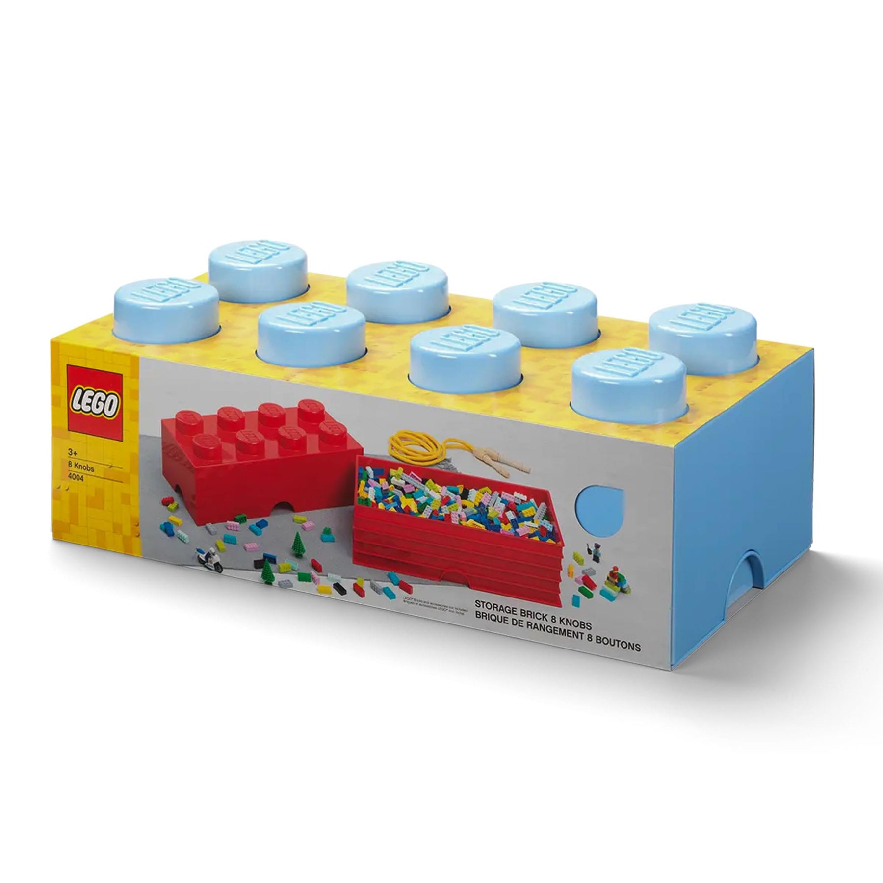 LEGO Storage Brick 8, Light Blue