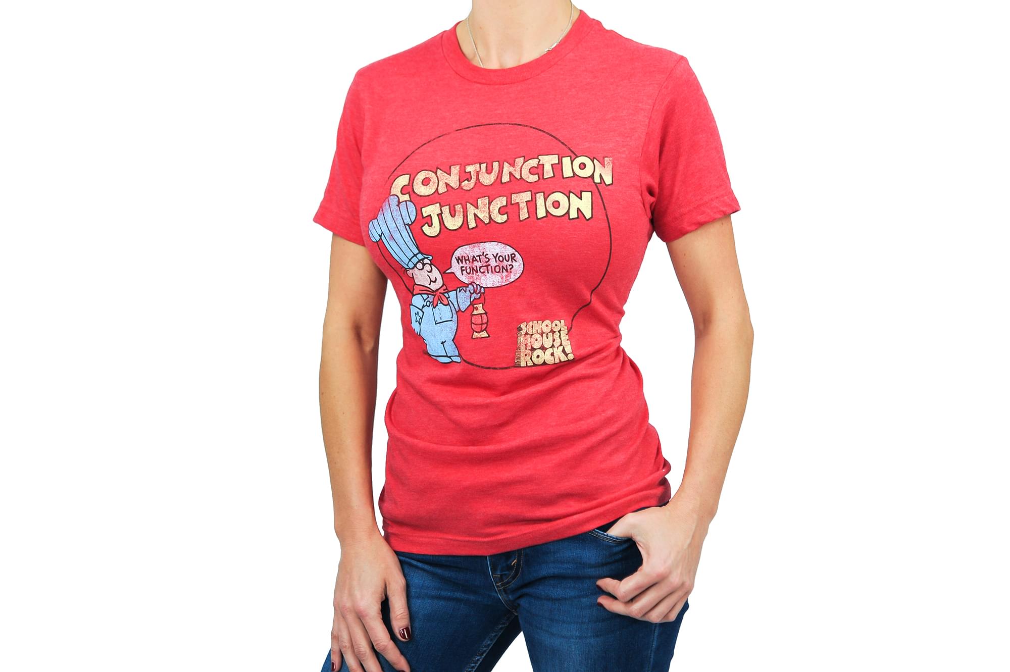 Schoolhouse Rock Conjunction Junction Adult T-Shirt | Free