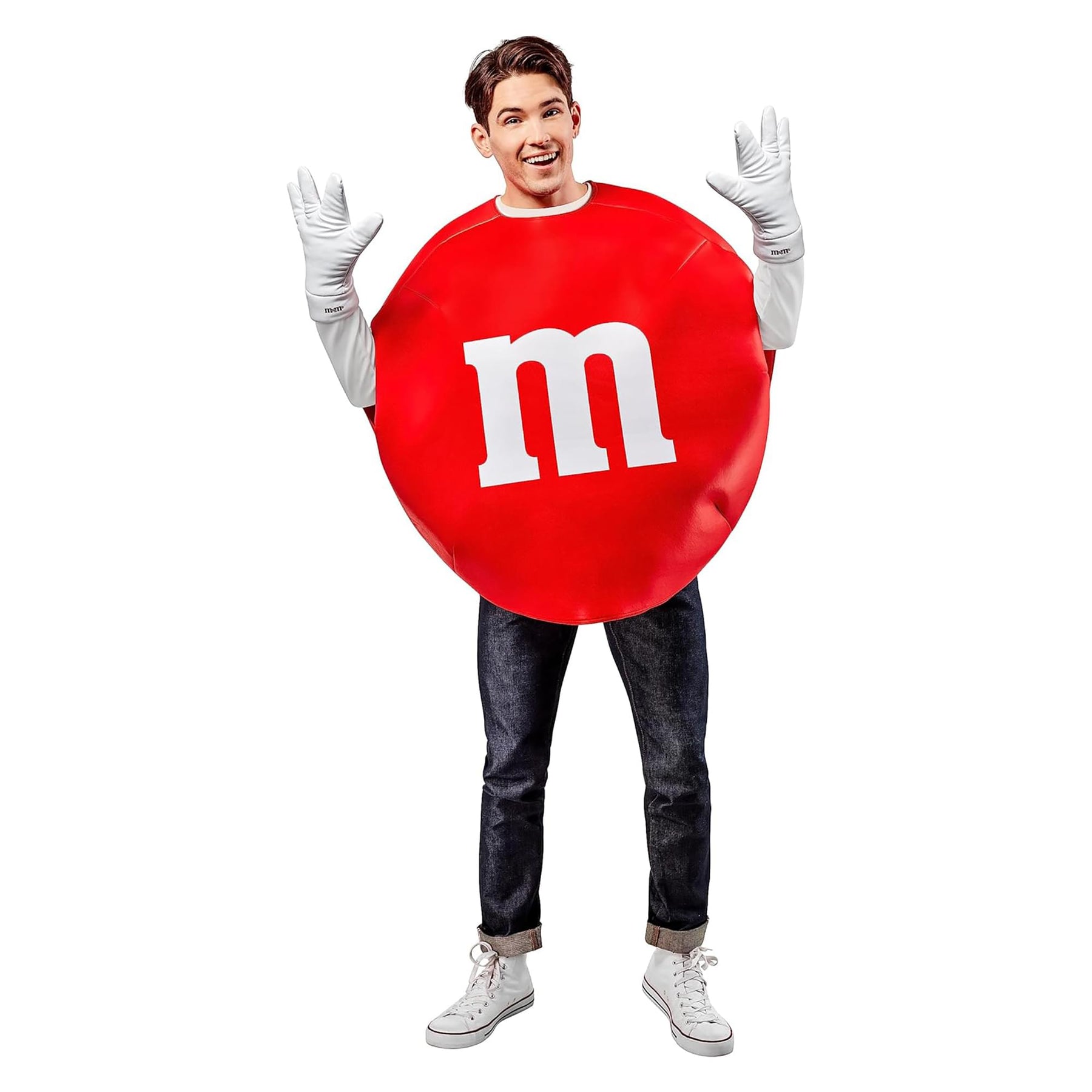 M & M Red Adult Costume | One Size