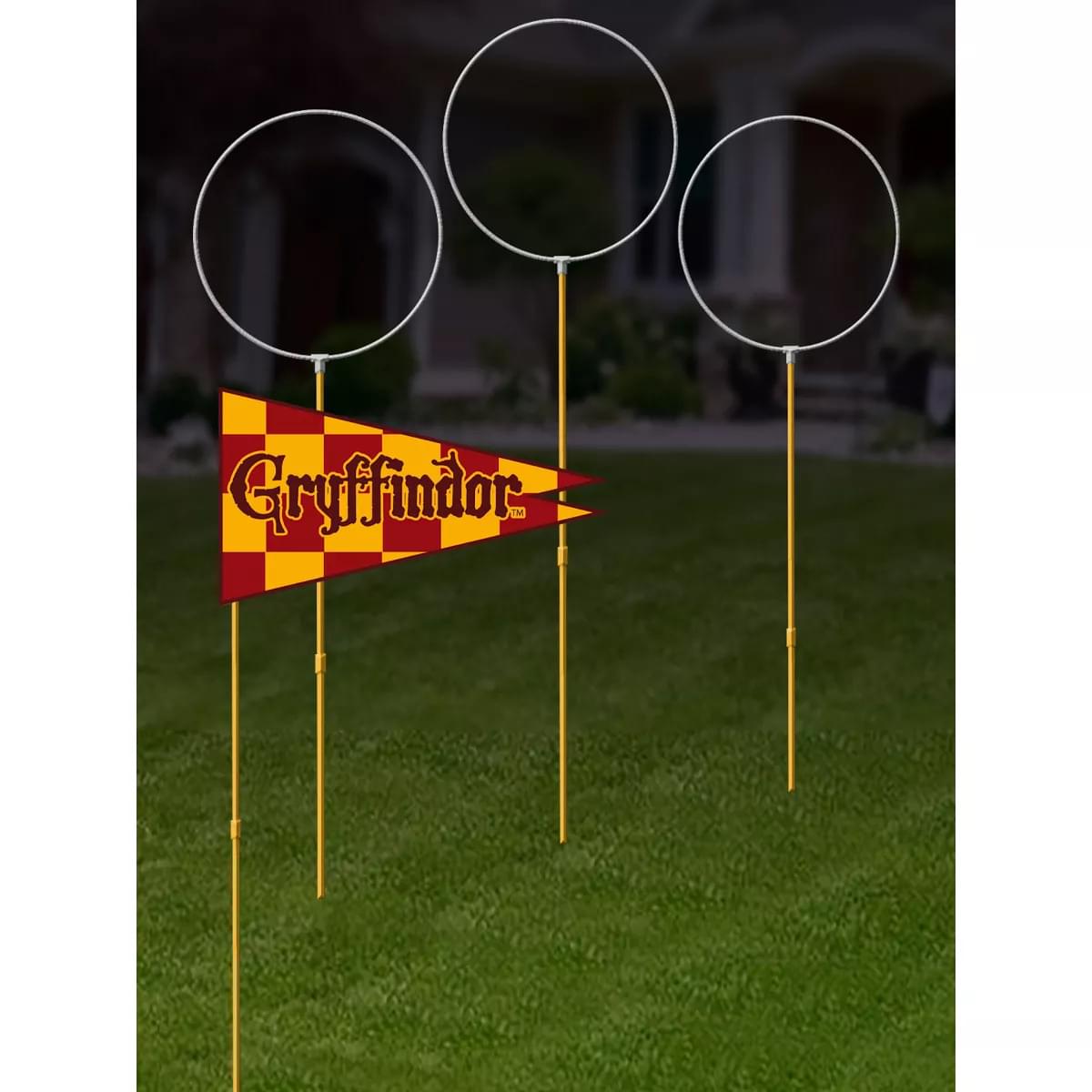 Harry Potter Quidditch Rings and Flags Lawn Decor | Free Shipping