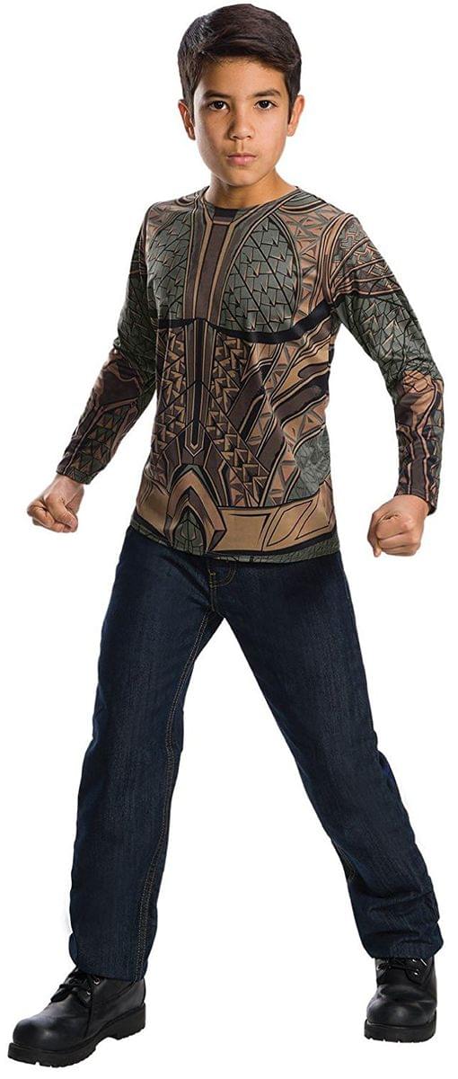 Justice League Movie Aquaman Costume Top Child